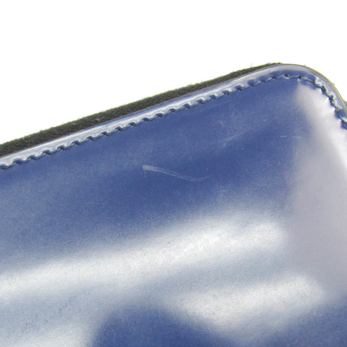 Celine Navy Leather Long Wallet (Bi-Fold) (Pre-Owned)