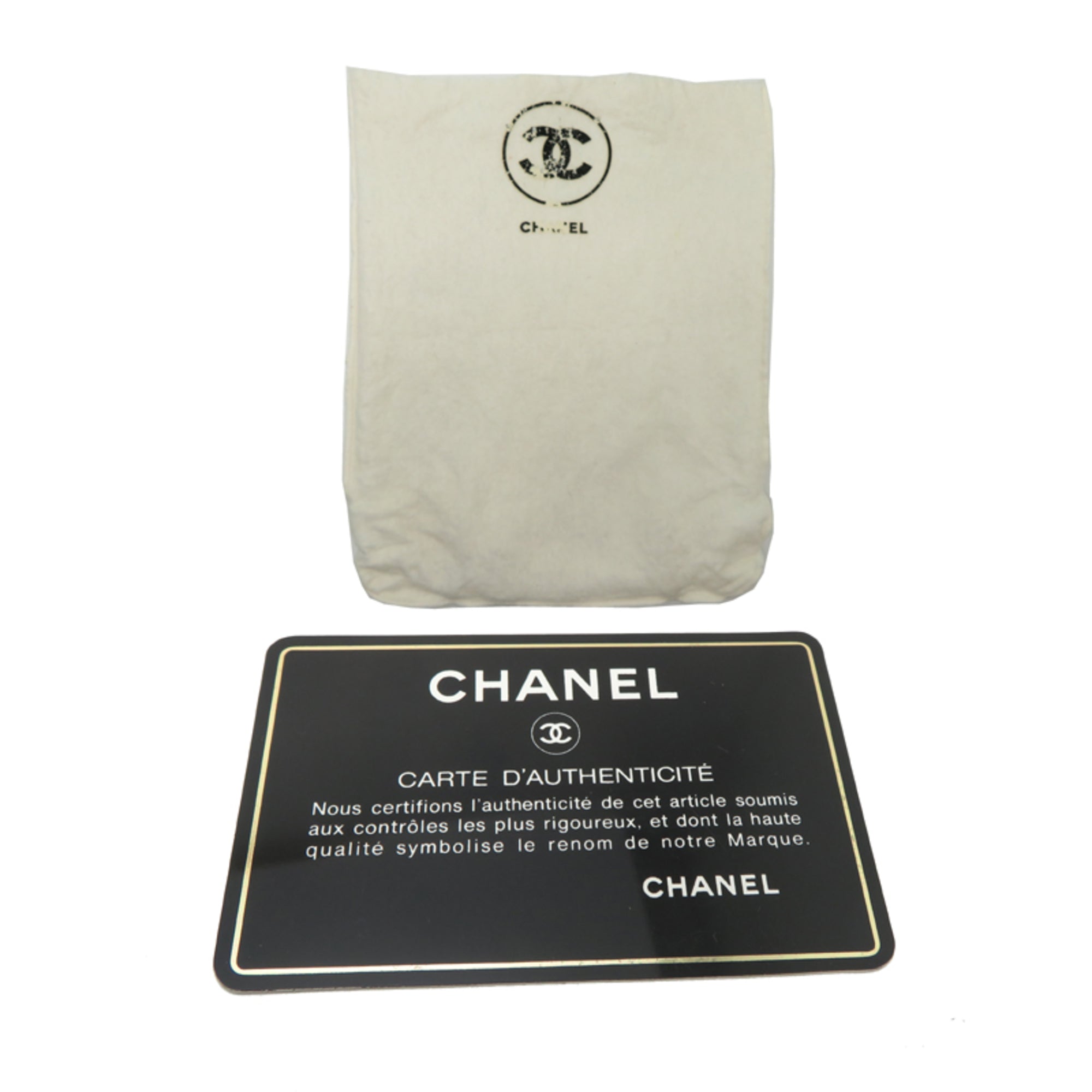 Chanel Black Leather Shoulder Bag (Pre-Owned)
