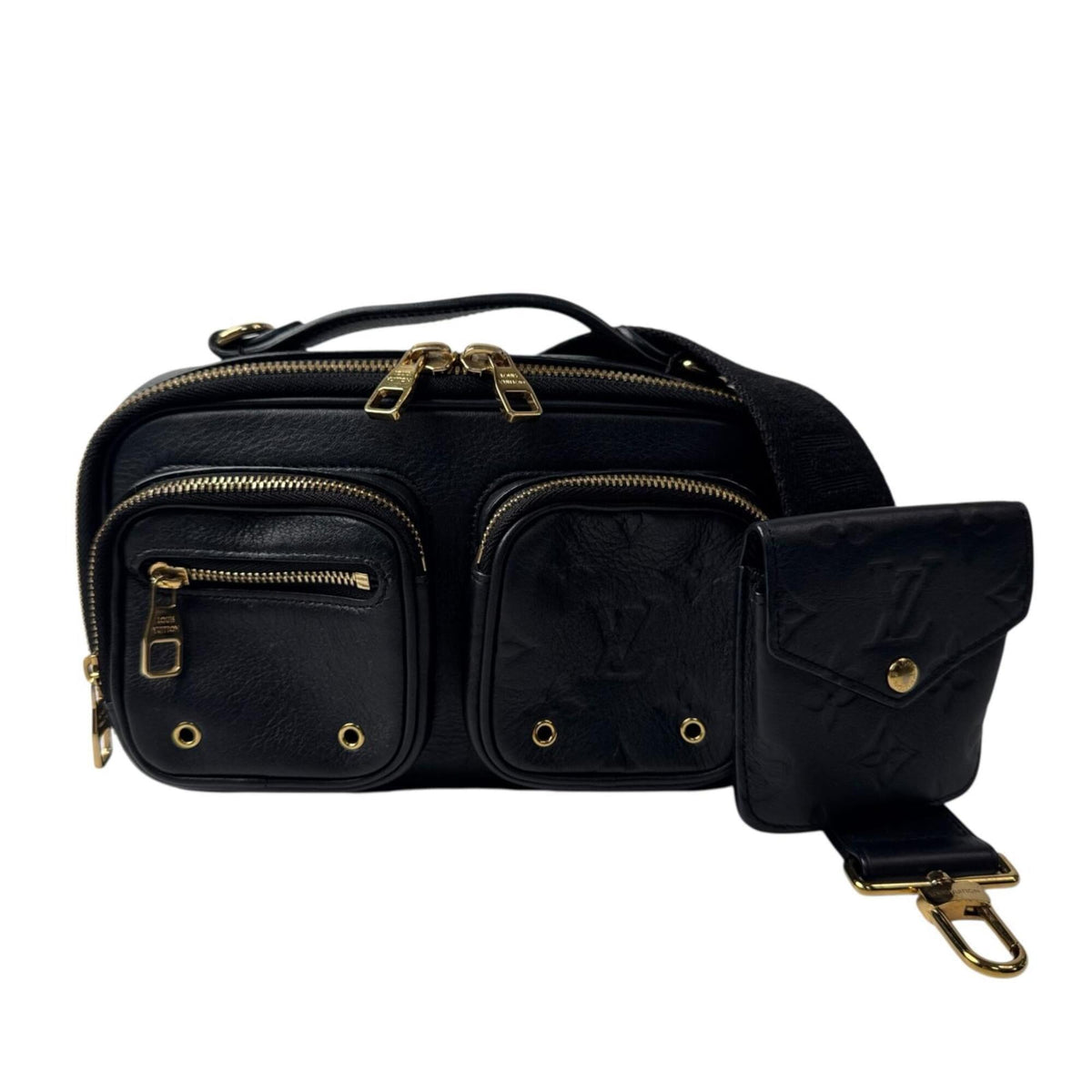 Louis Vuitton Noir Monogram Empreinte Shoulder Bag (Pre-Owned)