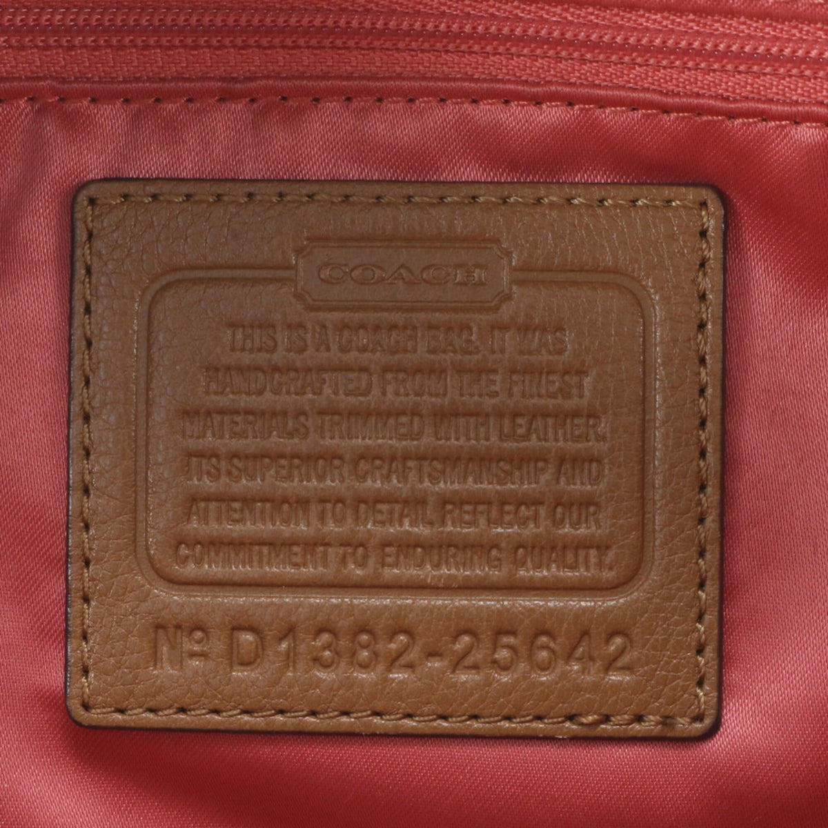 Coach Brown Leather Canvas Handbag Shoulder Bag Tote Bag (Pre-Owned)