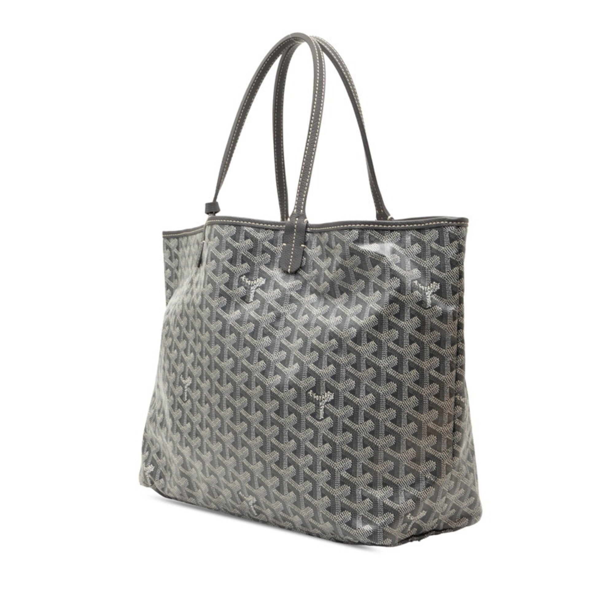 Goyard Gray Pvc Leather Shoulder Bag Tote Bag (Pre-Owned)