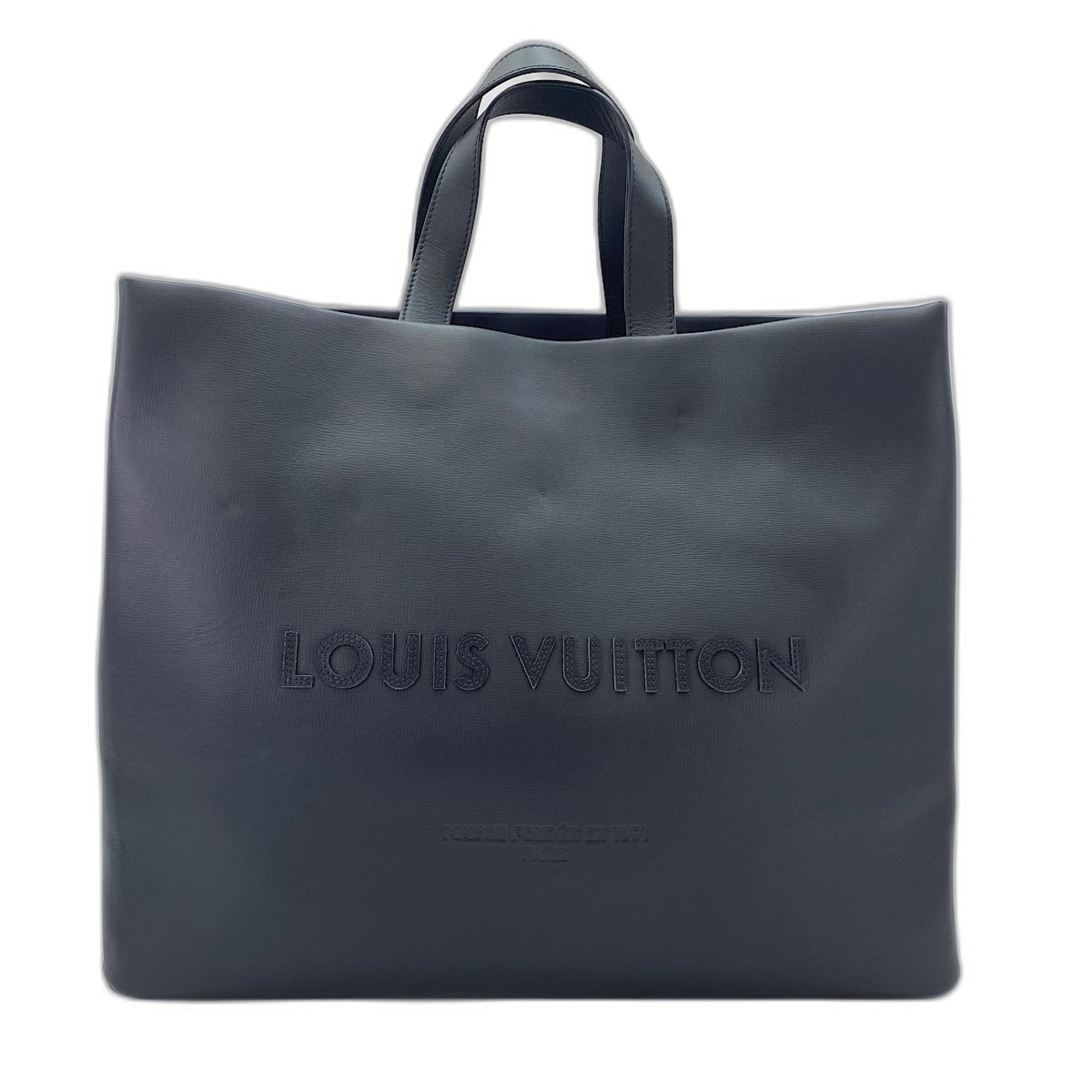 Louis Vuitton Black Noir Tote Bag (Pre-Owned)