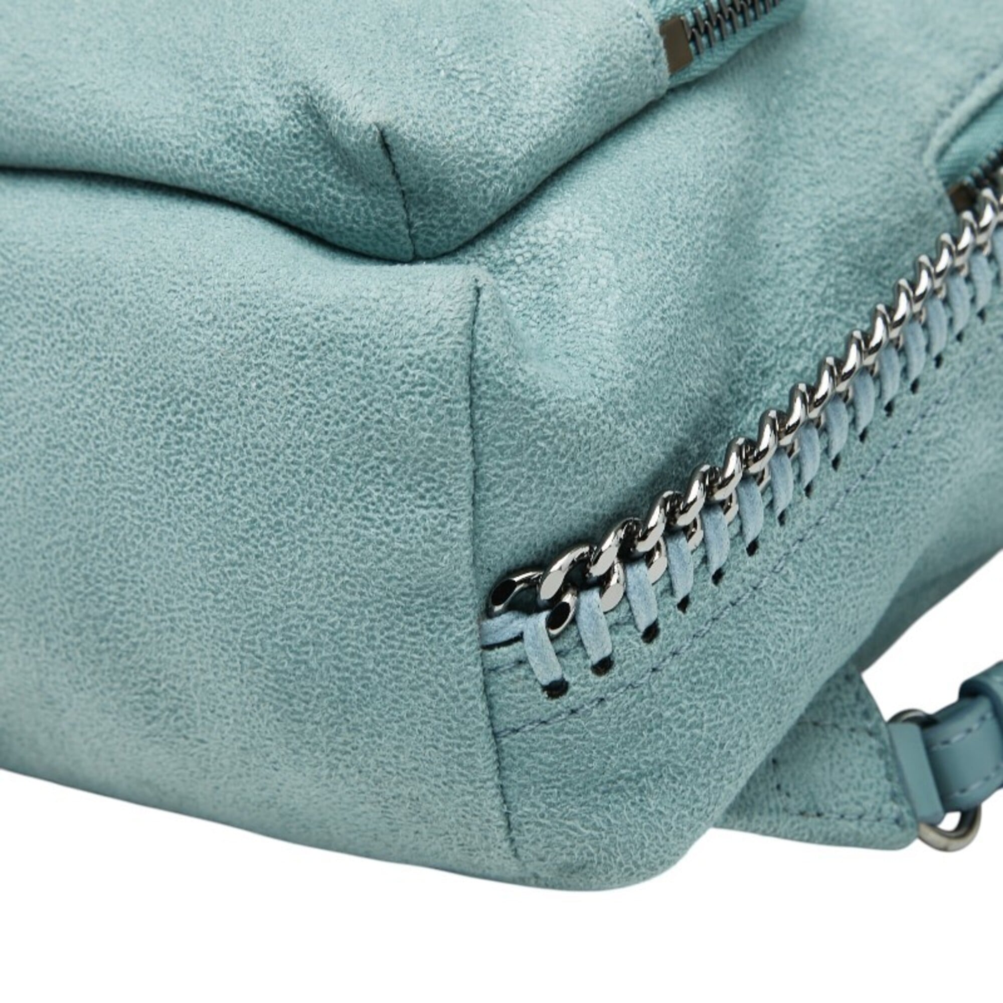 Stella Mccartney Blue Suede Backpack (Pre-Owned)