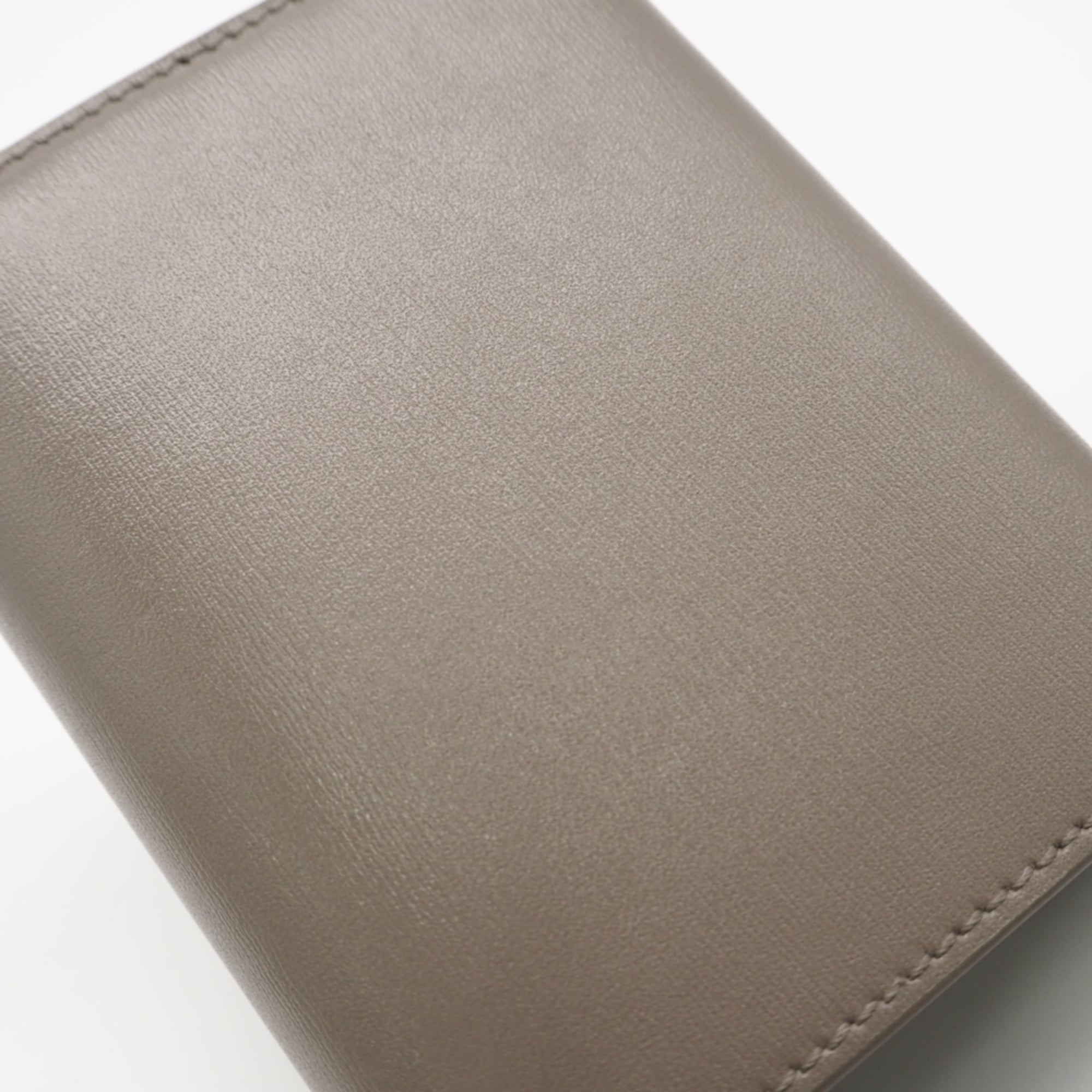 Celine Grayish Leather Wallet (Tri-Fold) (Pre-Owned)