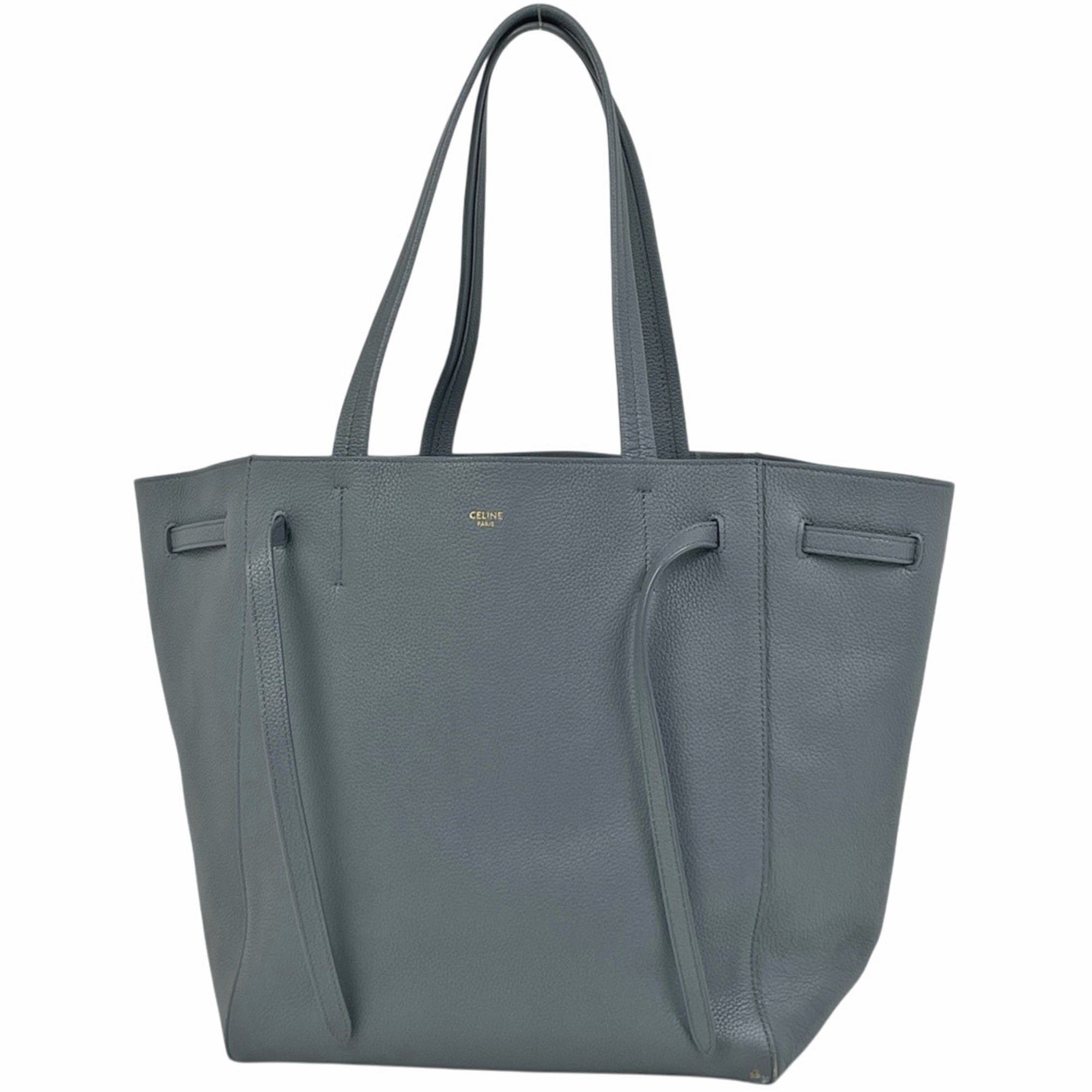 Celine Gray Leather Tote Bag (Pre-Owned)