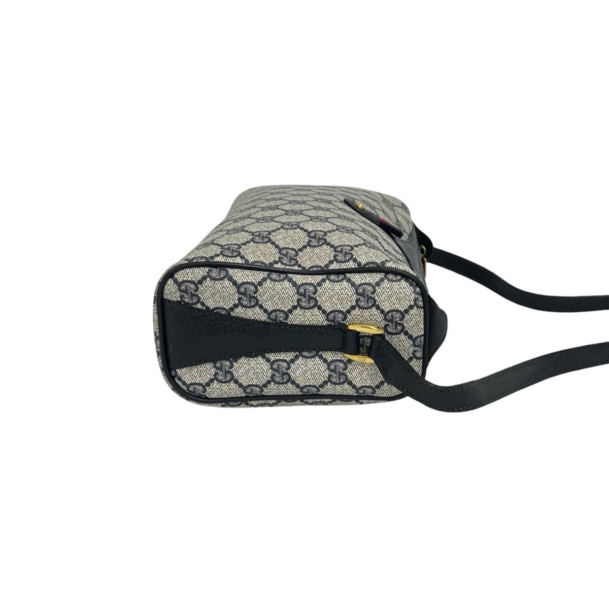 Gucci Navy Pvc Leather Shoulder Bag (Pre-Owned)