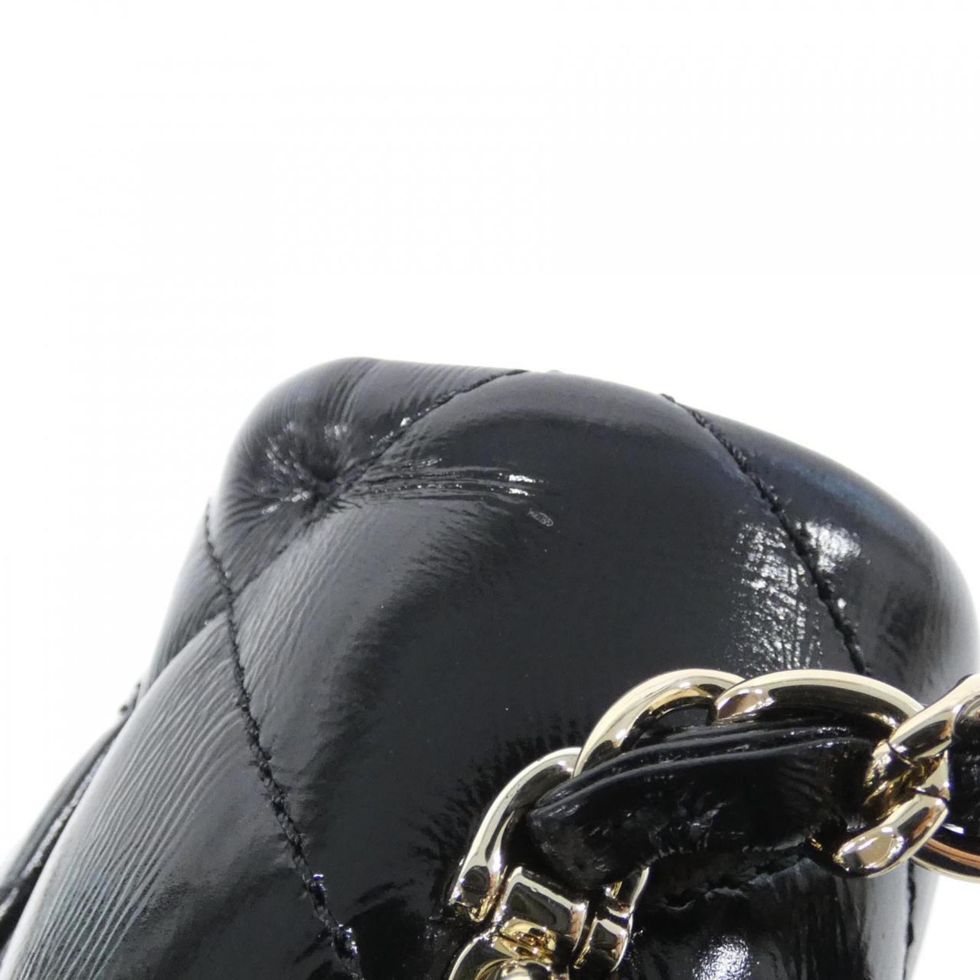 Chanel Black Leather Handbag (Pre-Owned)