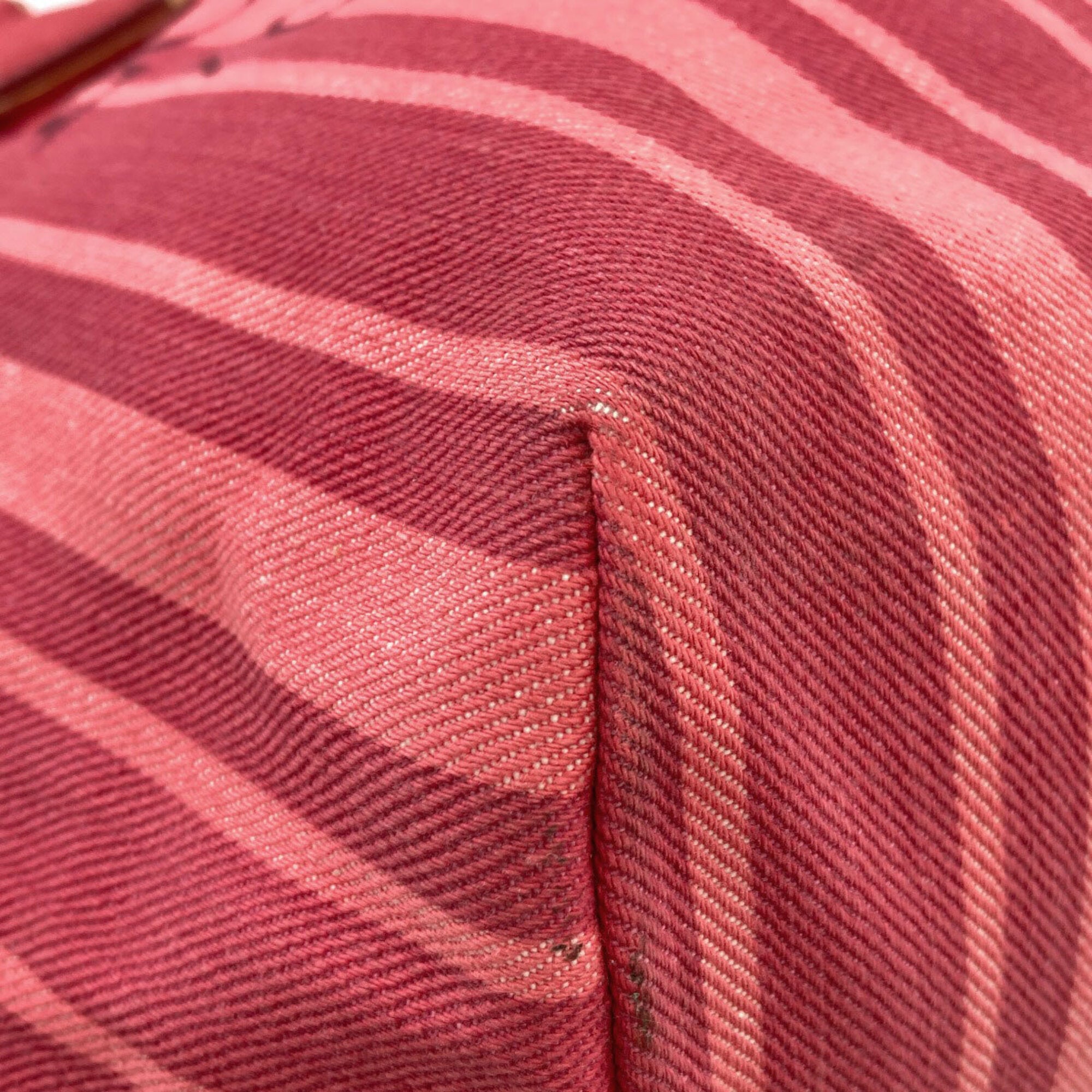 Louis Vuitton Rouge Grenadine Canvas Tote Bag (Pre-Owned)