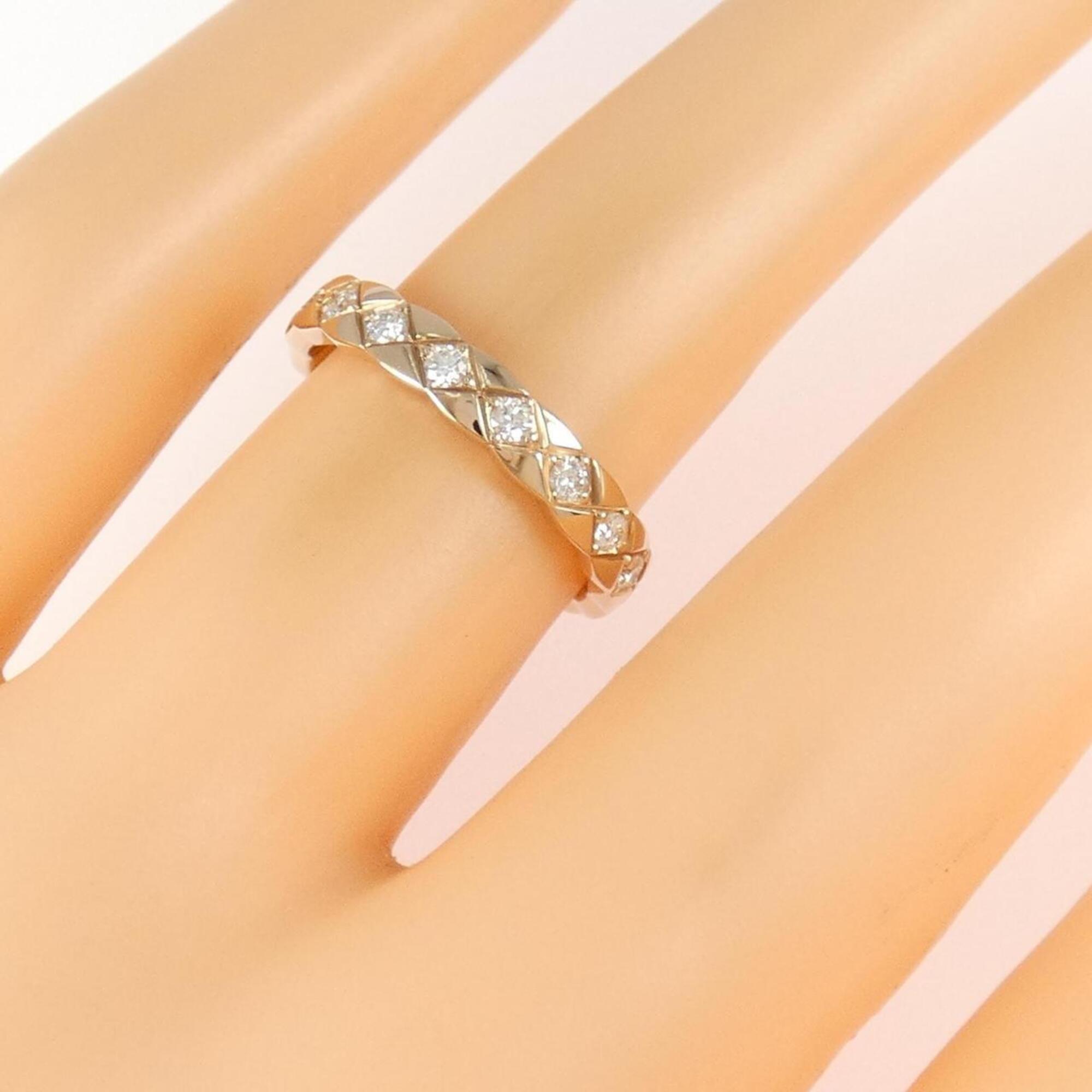 Chanel Pink Gold (18K) Band Ring (Pre-Owned)