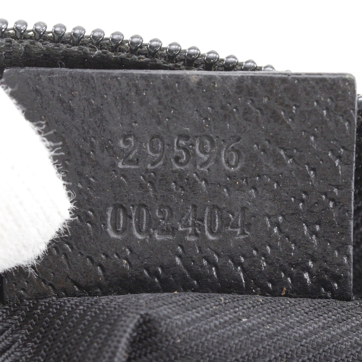 Gucci Black Gg Canvas Pouch (Pre-Owned)