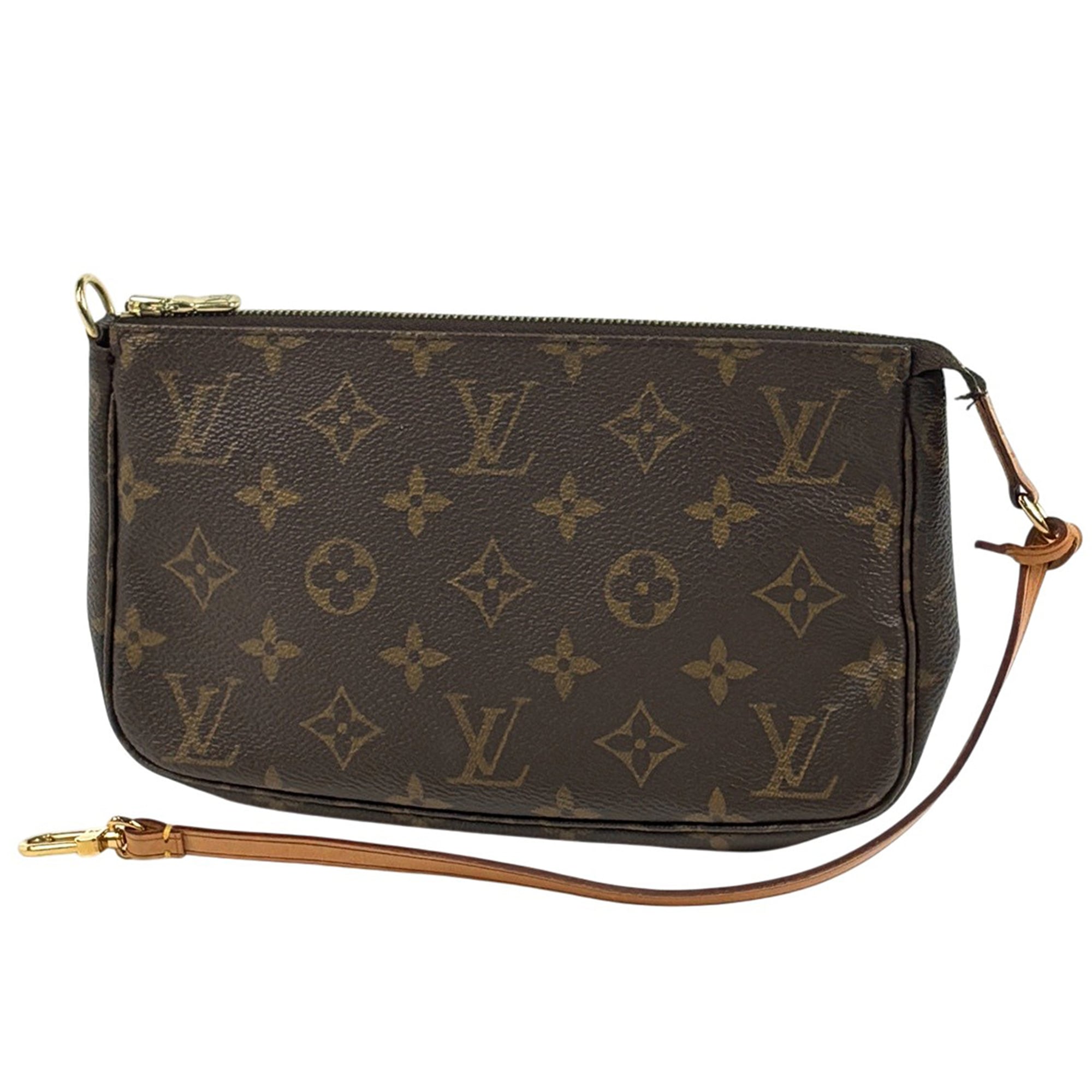 Louis Vuitton Monogram Brown Monogram Pochette Pouch (Pre-Owned)