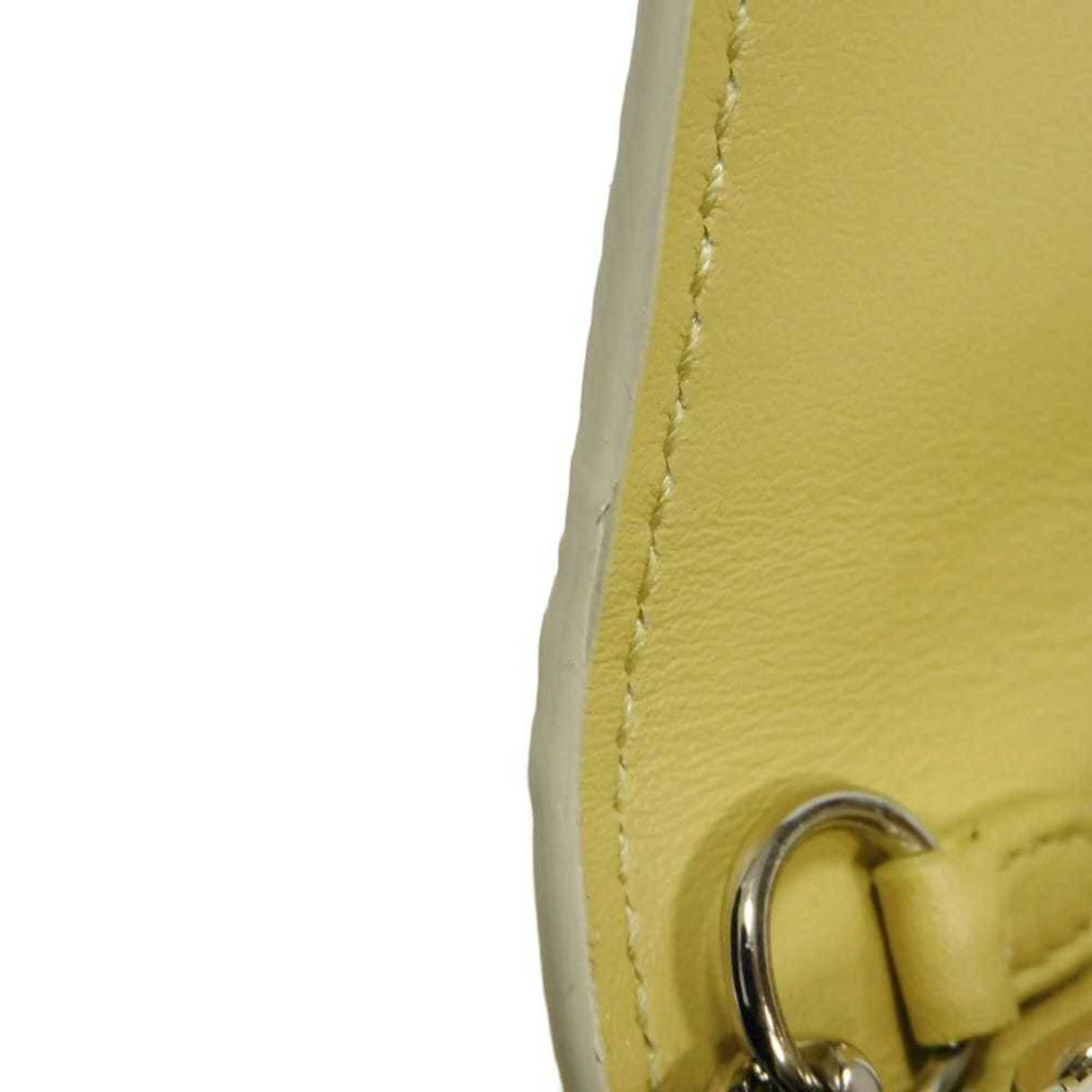 Jimmy Choo Ivory White Leather Shoulder Bag (Pre-Owned)