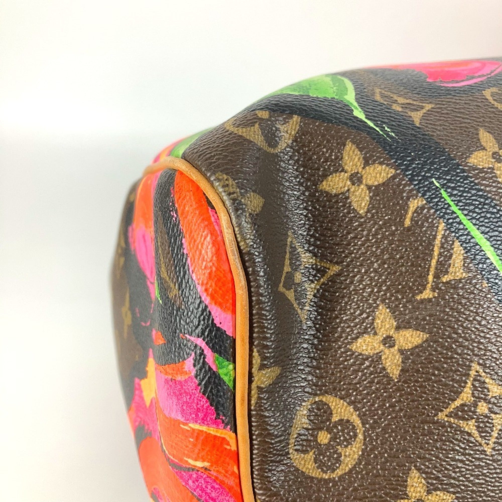Louis Vuitton Monogram Rose Brown Monogram Rose Pink Monogram Boston Bag (Pre-Owned)