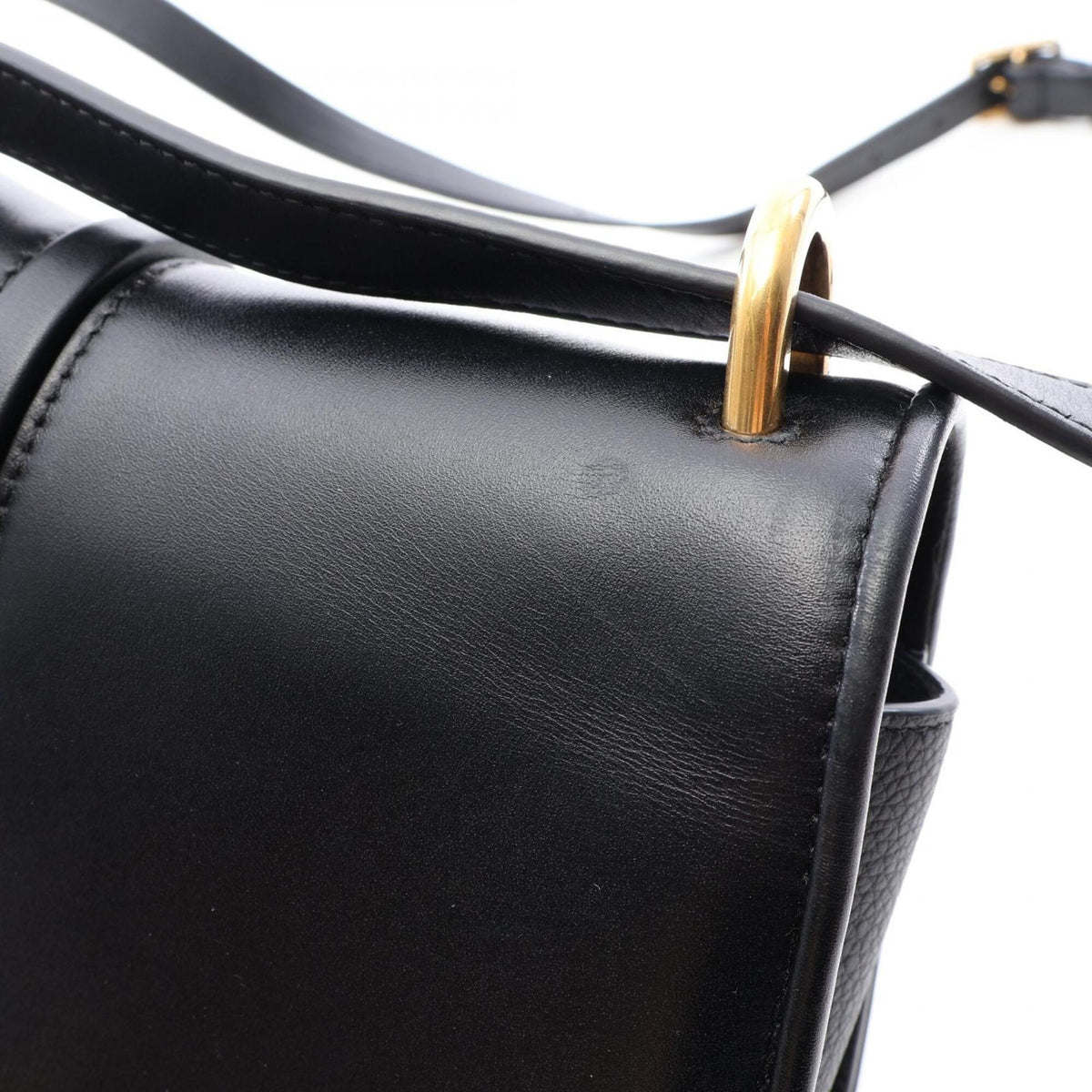 Fendi Black Leather Handbag Shoulder Bag (Pre-Owned)