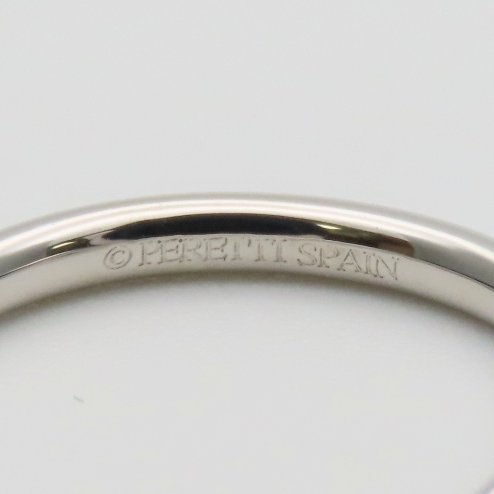 Tiffany Platinum Platinum 950 Band Ring (Pre-Owned)