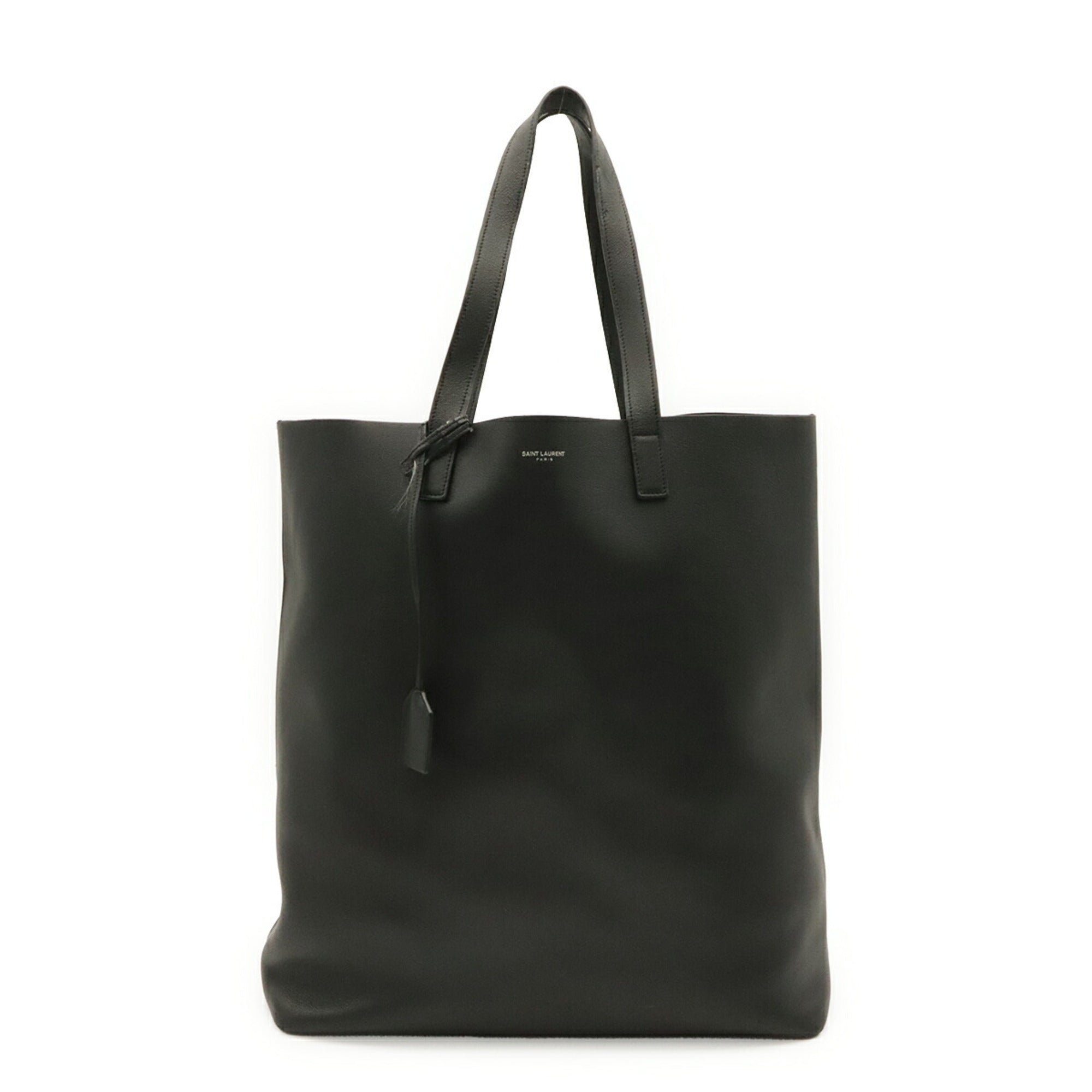 Yves Saint Laurent Black Leather Tote Bag (Pre-Owned)