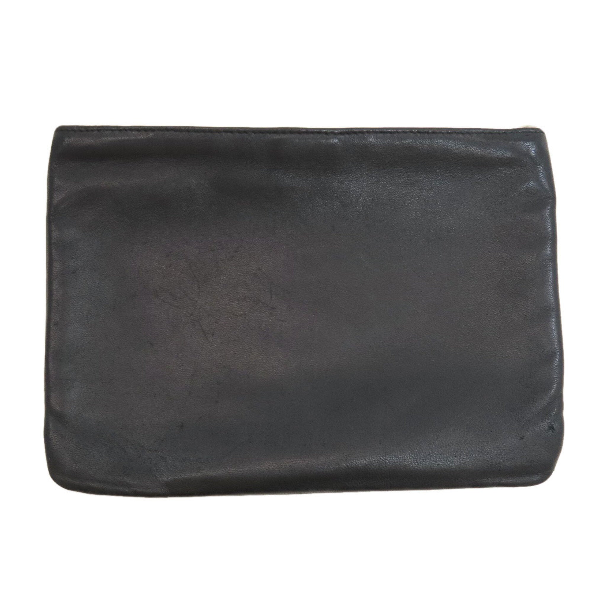 Loewe Black Leather Pouch (Pre-Owned)
