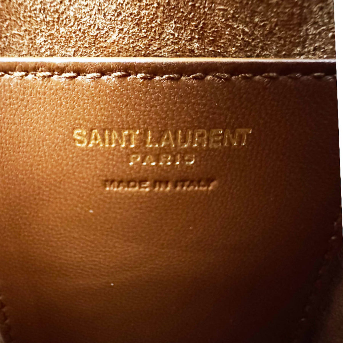 Saint Laurent Beige Leather Shoulder Bag (Pre-Owned)