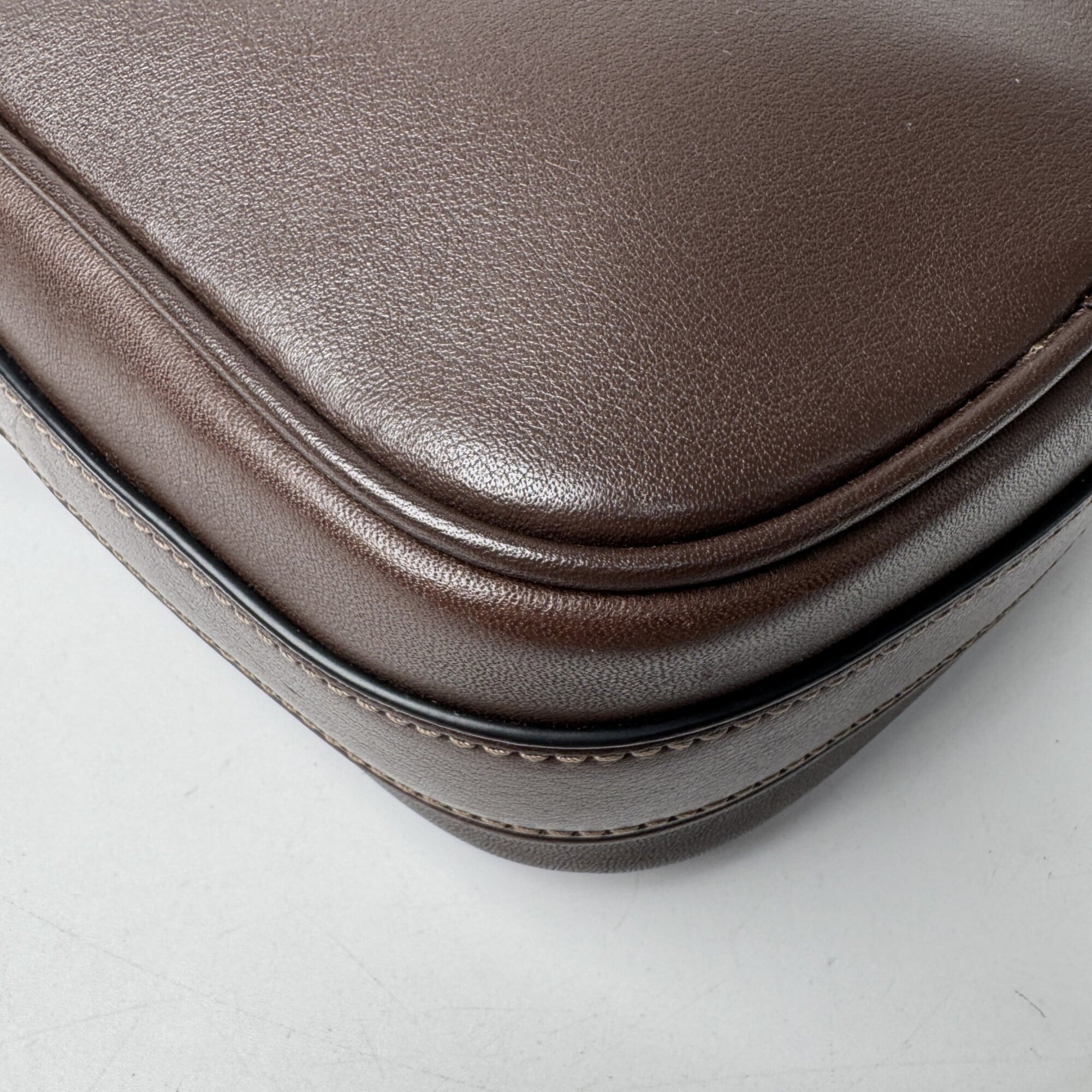 Coach Dark Brown Leather Shoulder Bag (Pre-Owned)