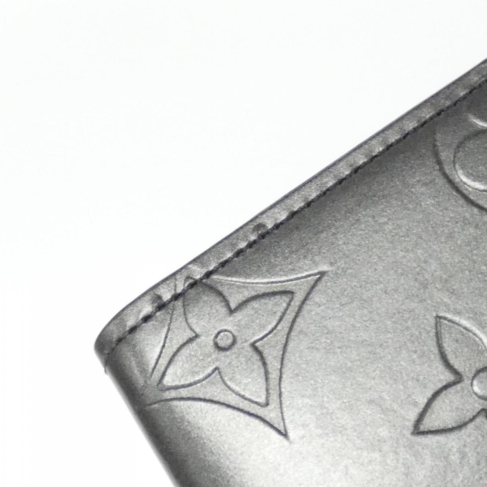 Louis Vuitton Black Coated Canvas Leather Coin Purse/Coin Case (Pre-Owned)