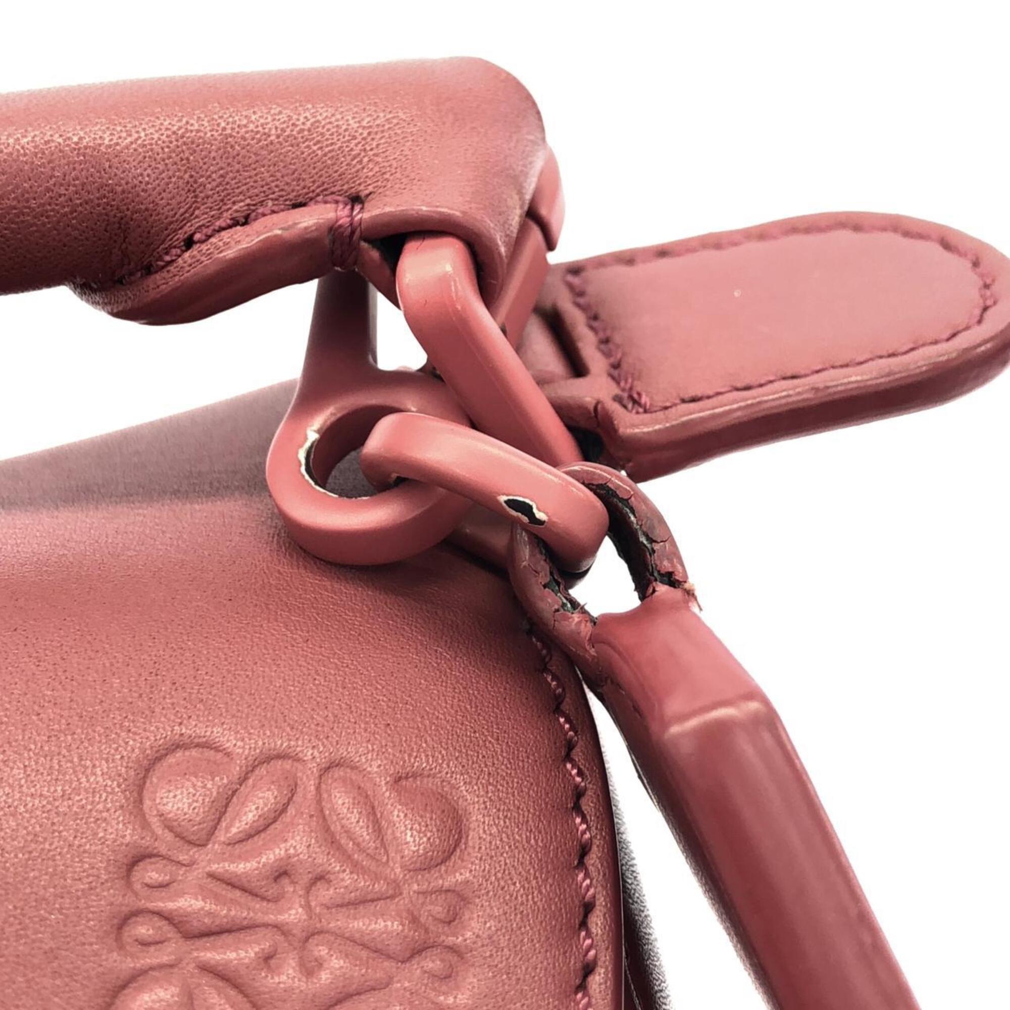 Loewe Pink Leather Handbag (Pre-Owned)