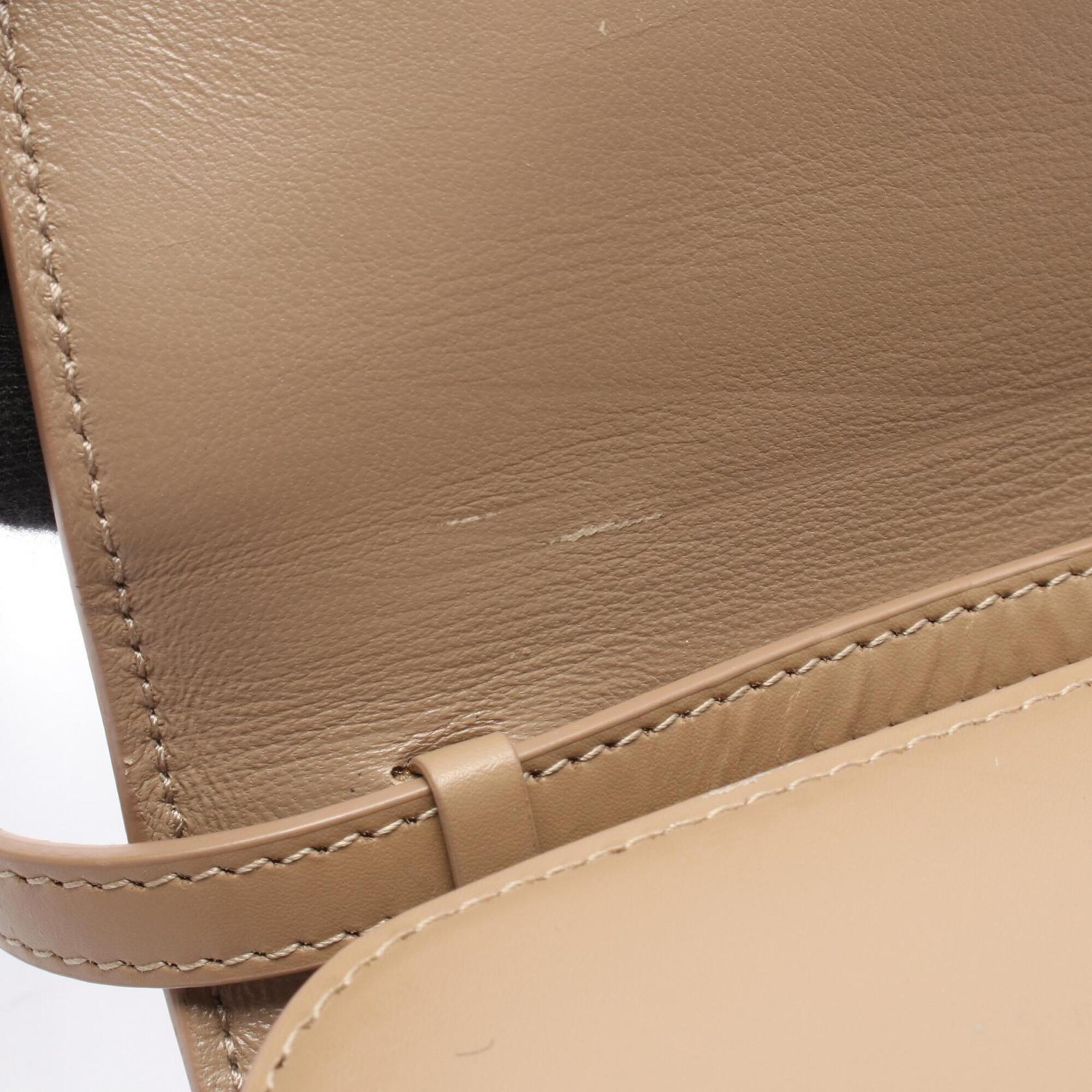 Balenciaga Beige Leather Handbag Shoulder Bag (Pre-Owned)