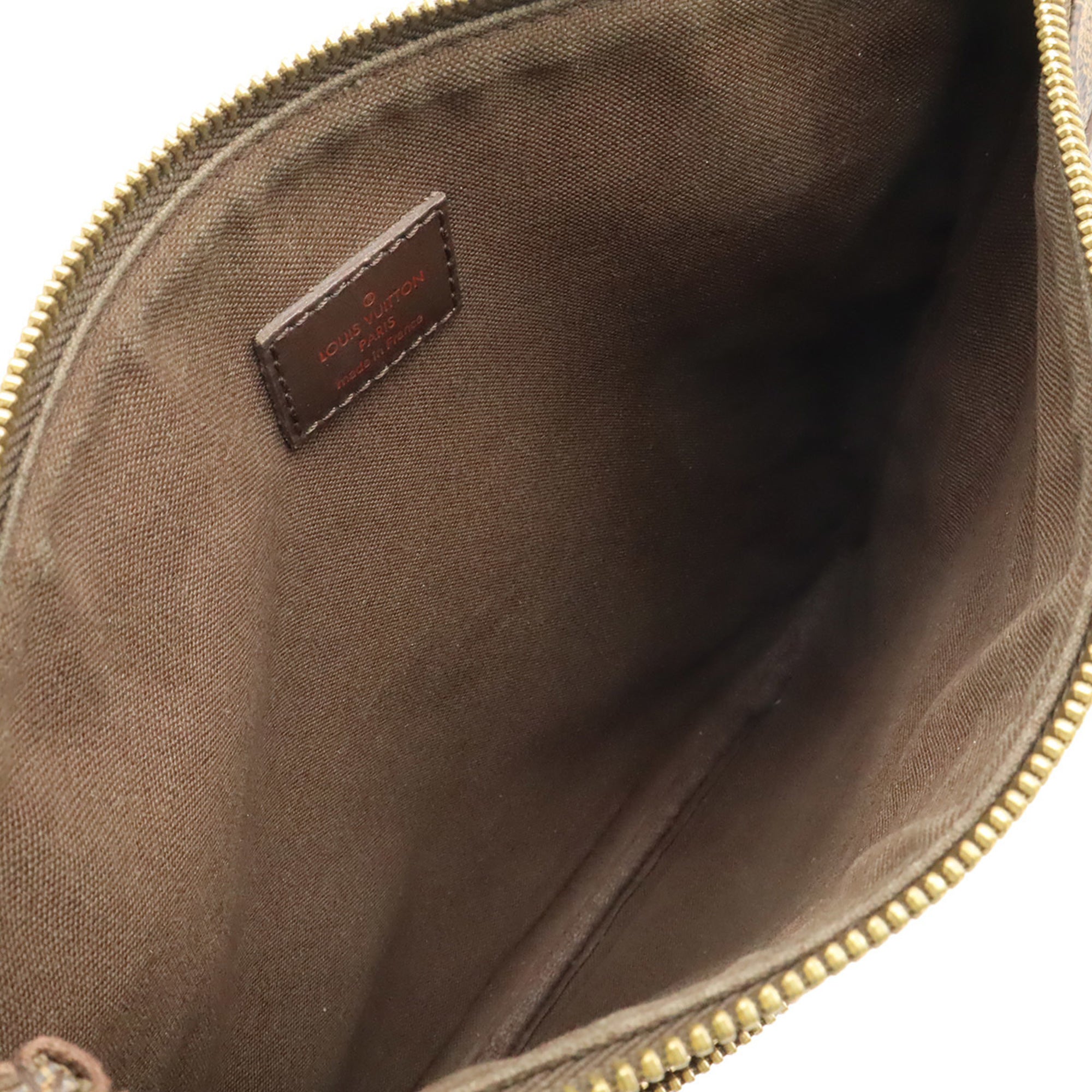 Louis Vuitton Brown Damier Canvas Damier Canvas Pvc Pochette Shoulder Bag (Pre-Owned)