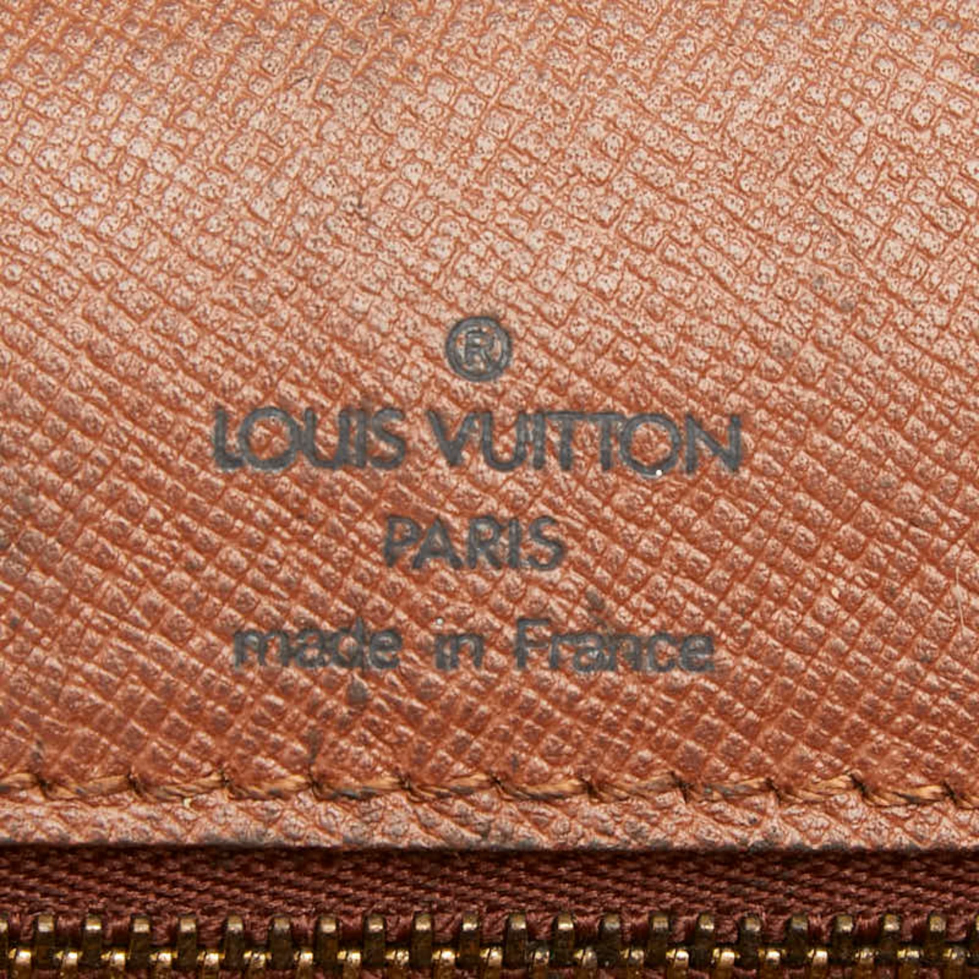 Louis Vuitton Brown Pvc Leather Handbag Shoulder Bag (Pre-Owned)