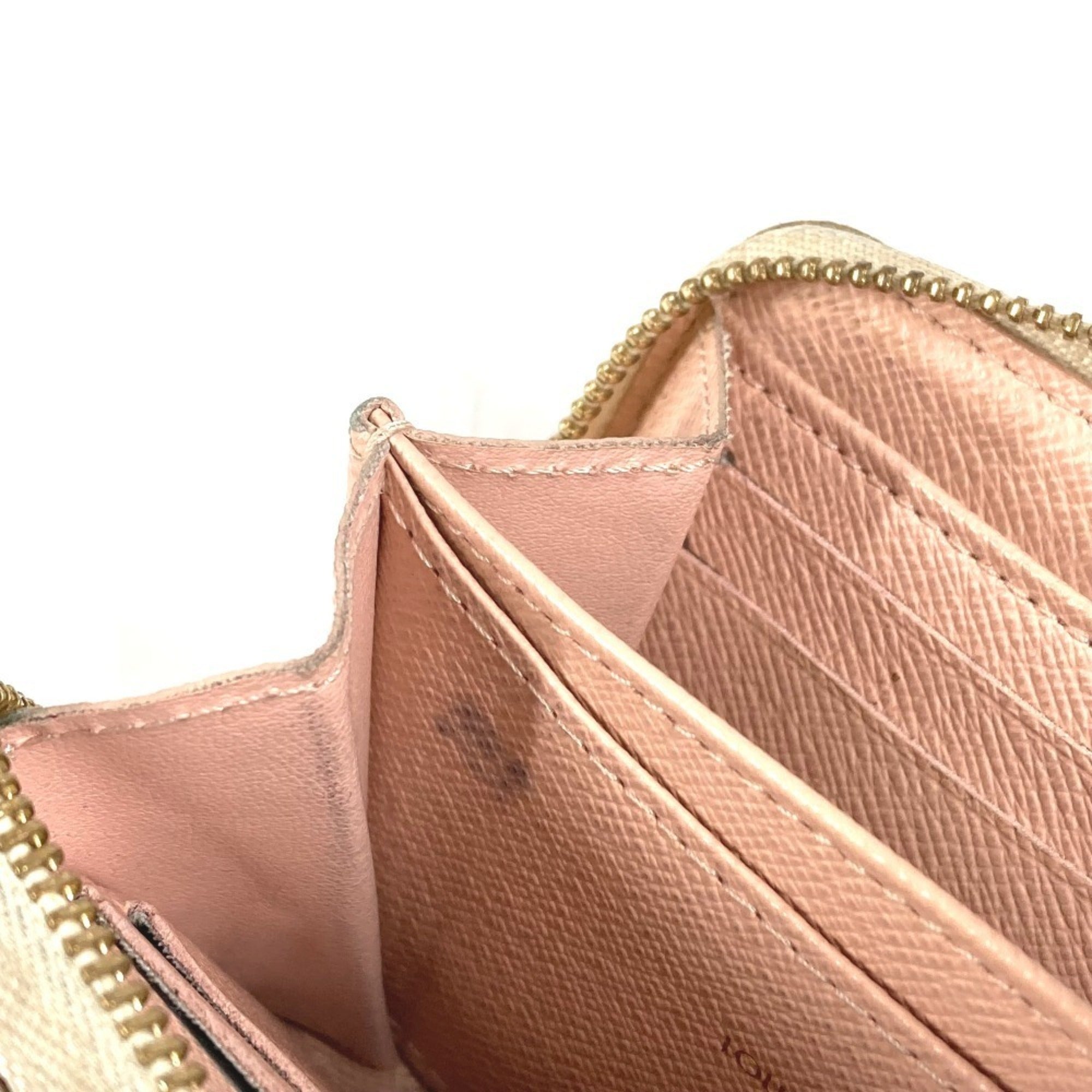 Louis Vuitton Damier Azur Pink White Damier Azur Coin Purse/Coin Case (Pre-Owned)