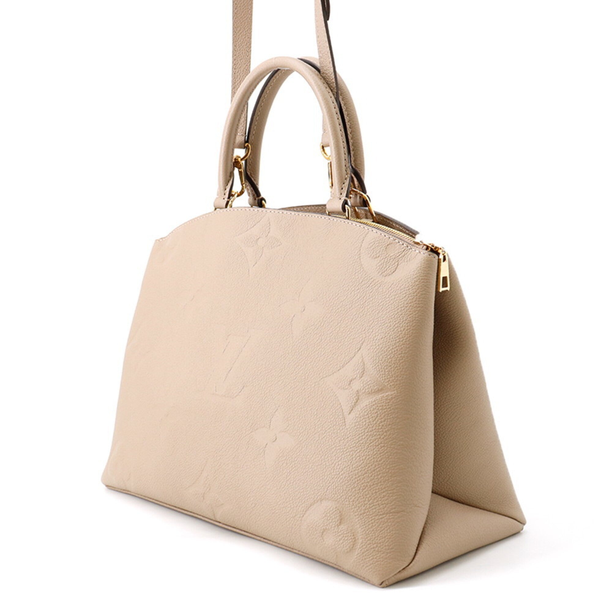 Louis Vuitton Monogram Empreinte Tourterelle Monogram Empreinte Handbag Shoulder Bag (Pre-Owned)