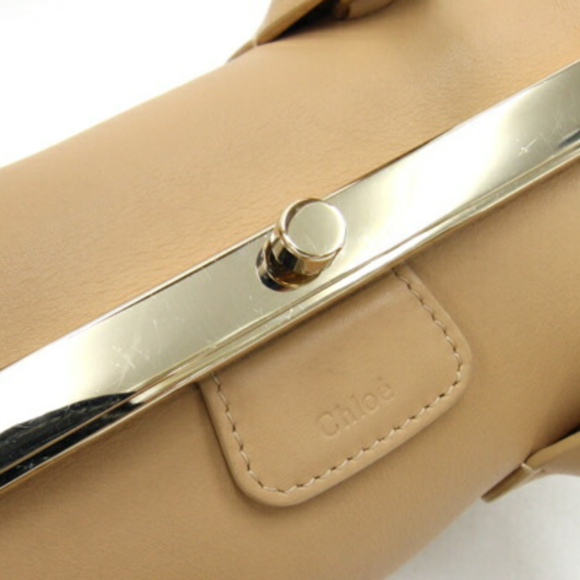 Chloé Beige Leather Handbag (Pre-Owned)