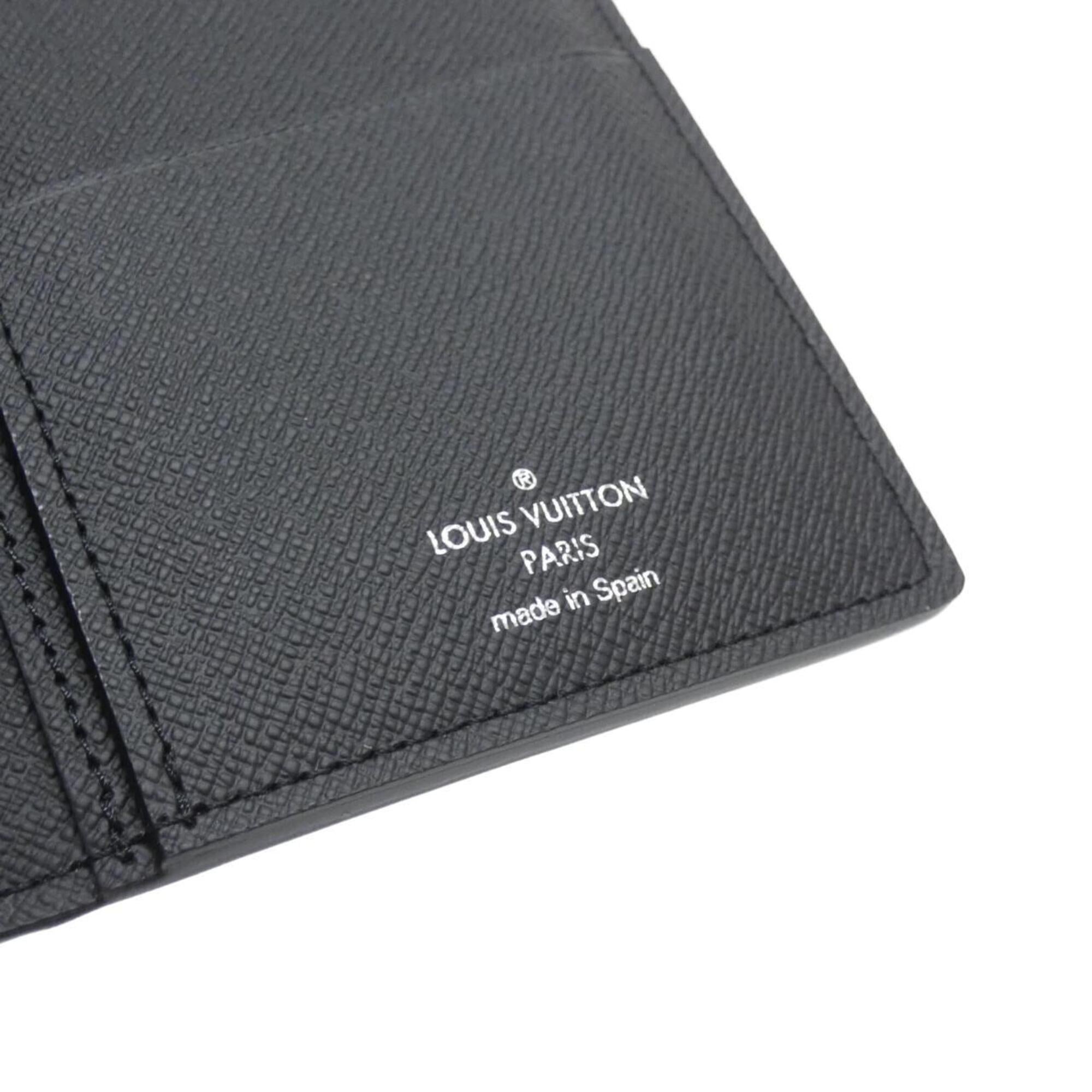 Louis Vuitton Monogram Eclipse Black Coated Canvas Long Wallet (Bi-Fold) (Pre-Owned)