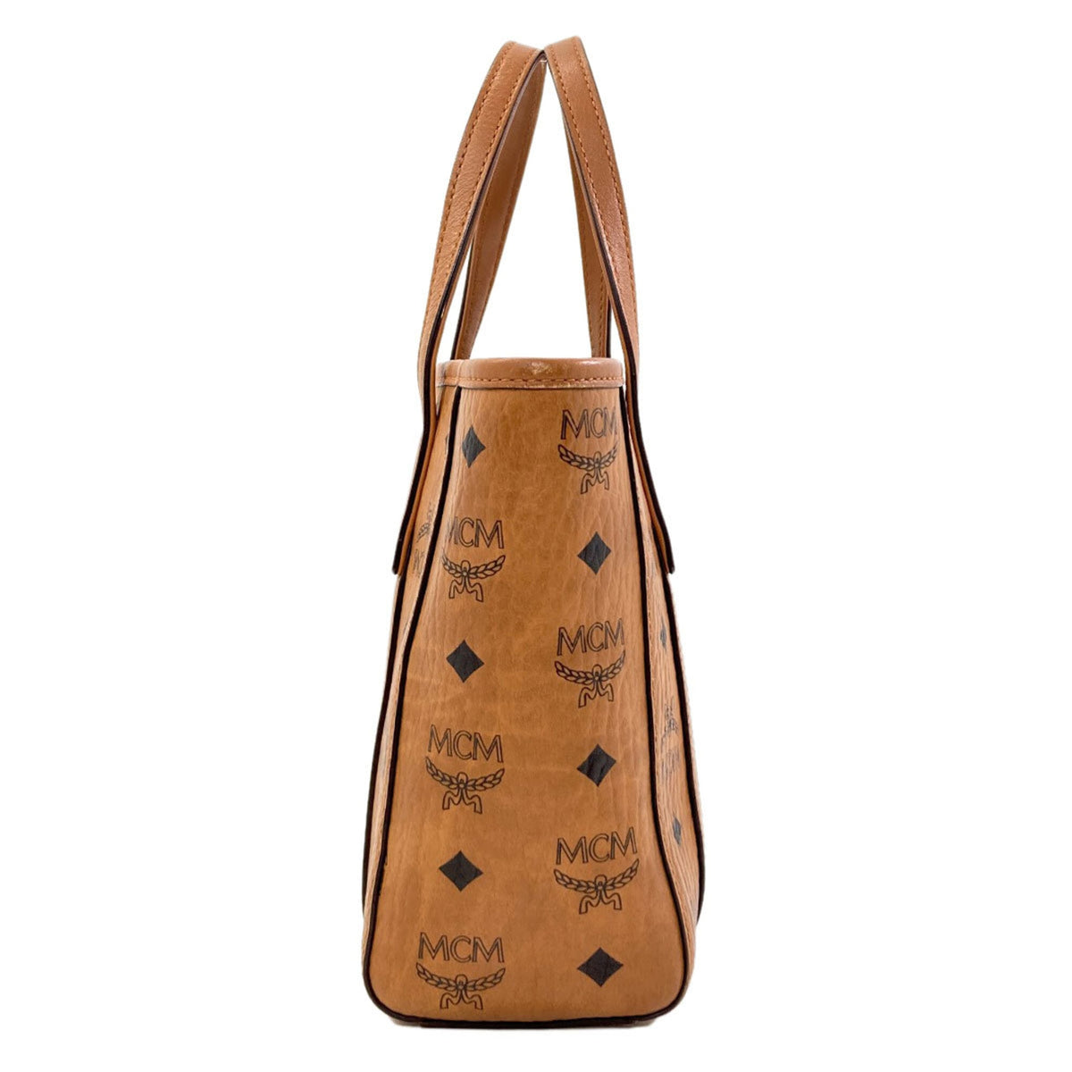 Mcm Brown Pvc Handbag (Pre-Owned)