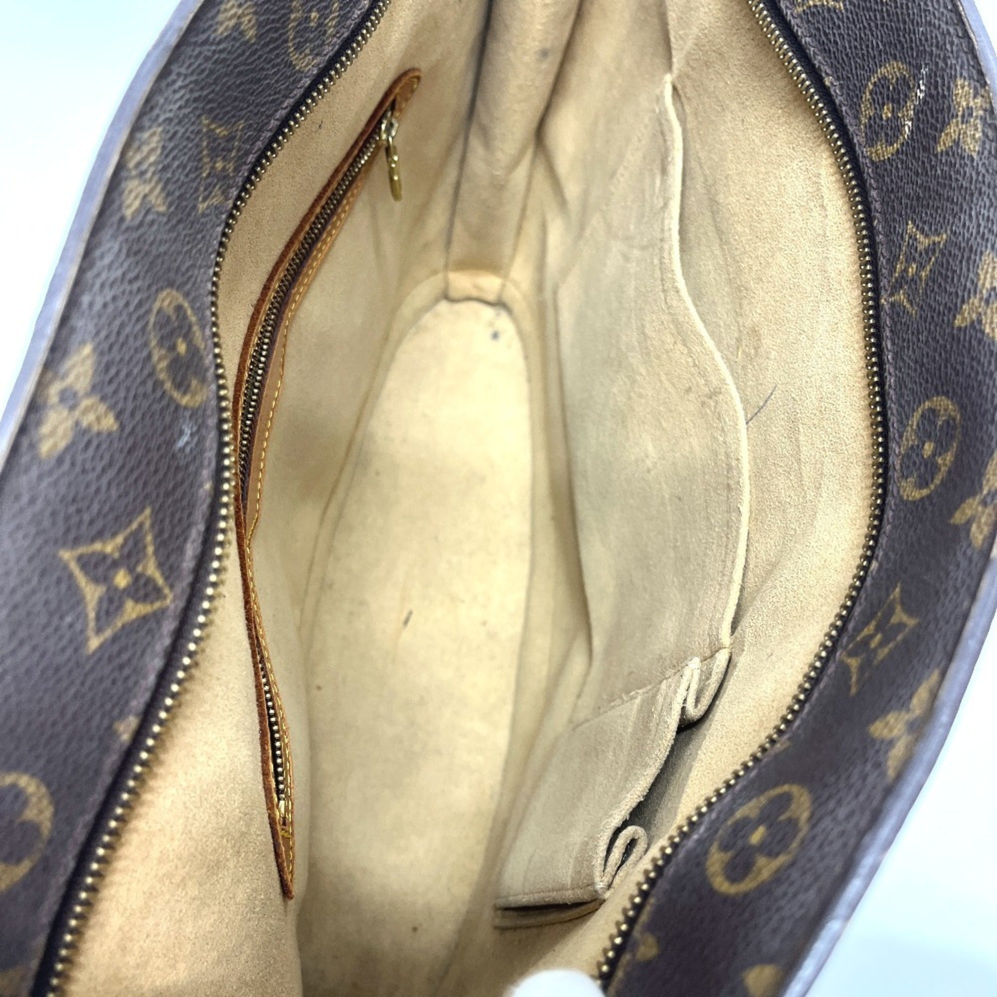 Louis Vuitton Brown Monogram Canvas Shoulder Bag Tote Bag (Pre-Owned)