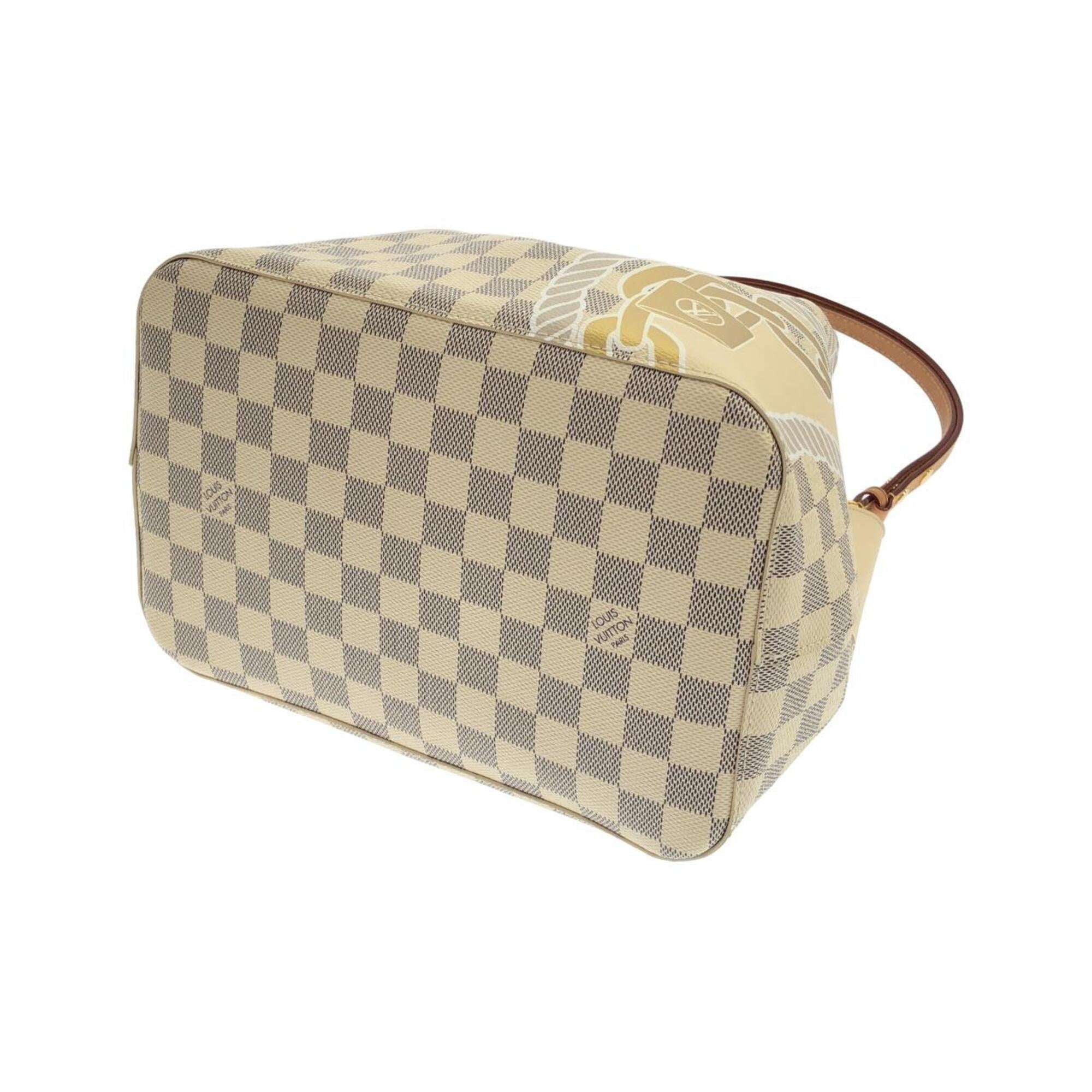 Louis Vuitton Azur Damier Azur Damier Azur Coated Canvas Shoulder Bag (Pre-Owned)