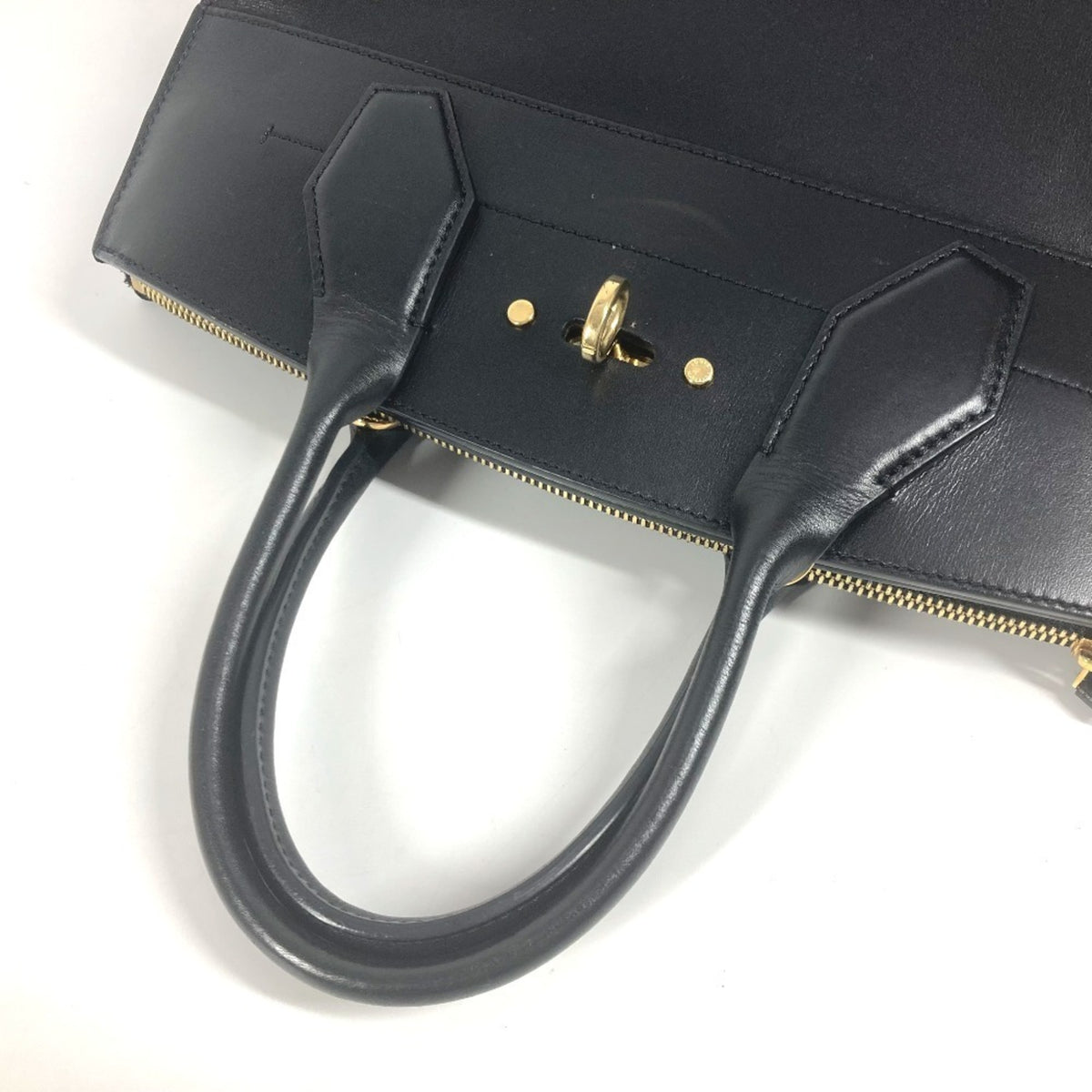 Louis Vuitton Black Noir Leather Handbag (Pre-Owned)