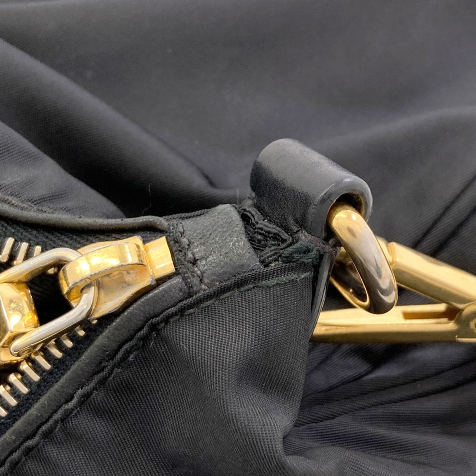 Prada Black Nylon Shoulder Bag (Pre-Owned)