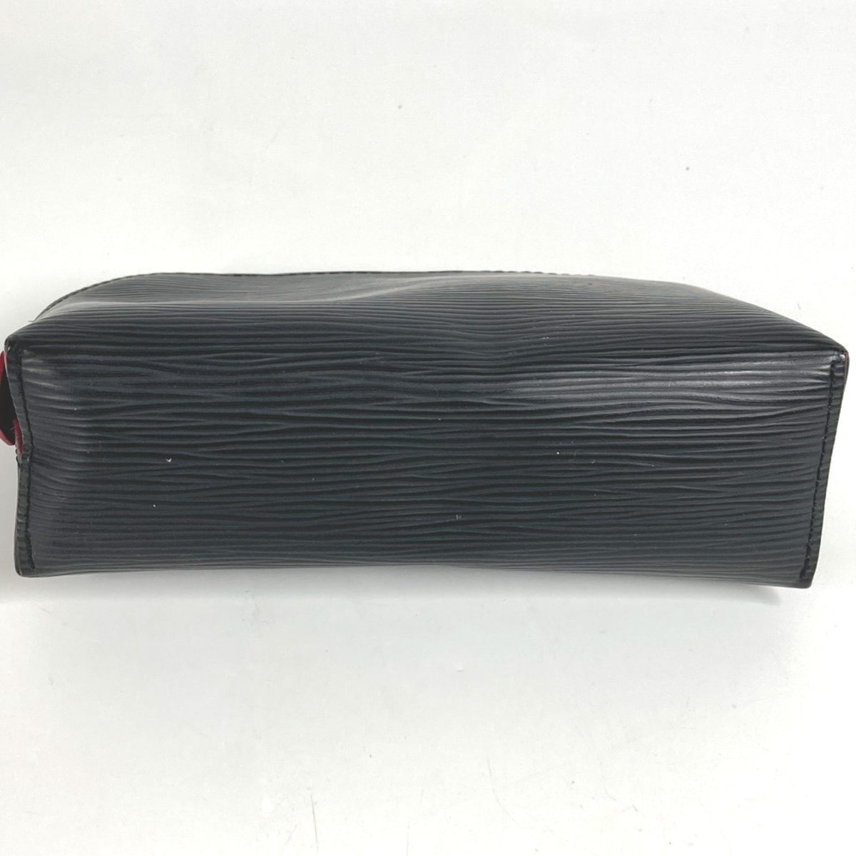Louis Vuitton Black Noir Pink Epi Leather Pochette Pouch (Pre-Owned)