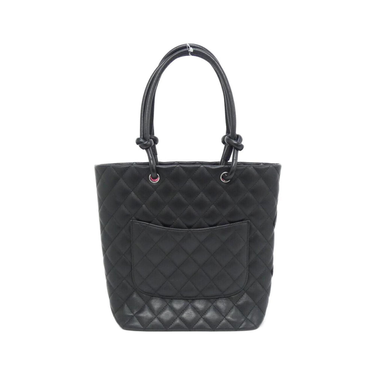 Chanel Black Leather Handbag (Pre-Owned)