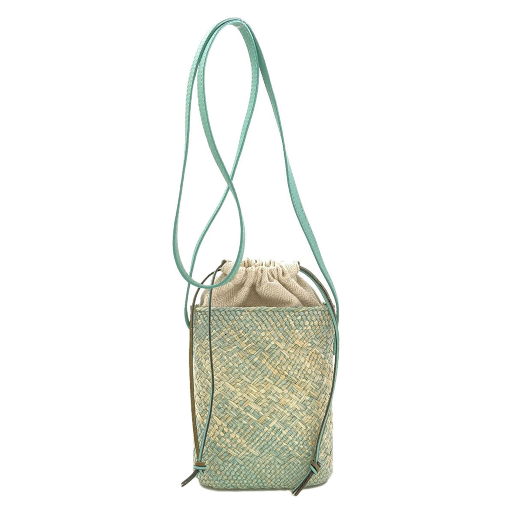 Loewe Green Leather Shoulder Bag (Pre-Owned)