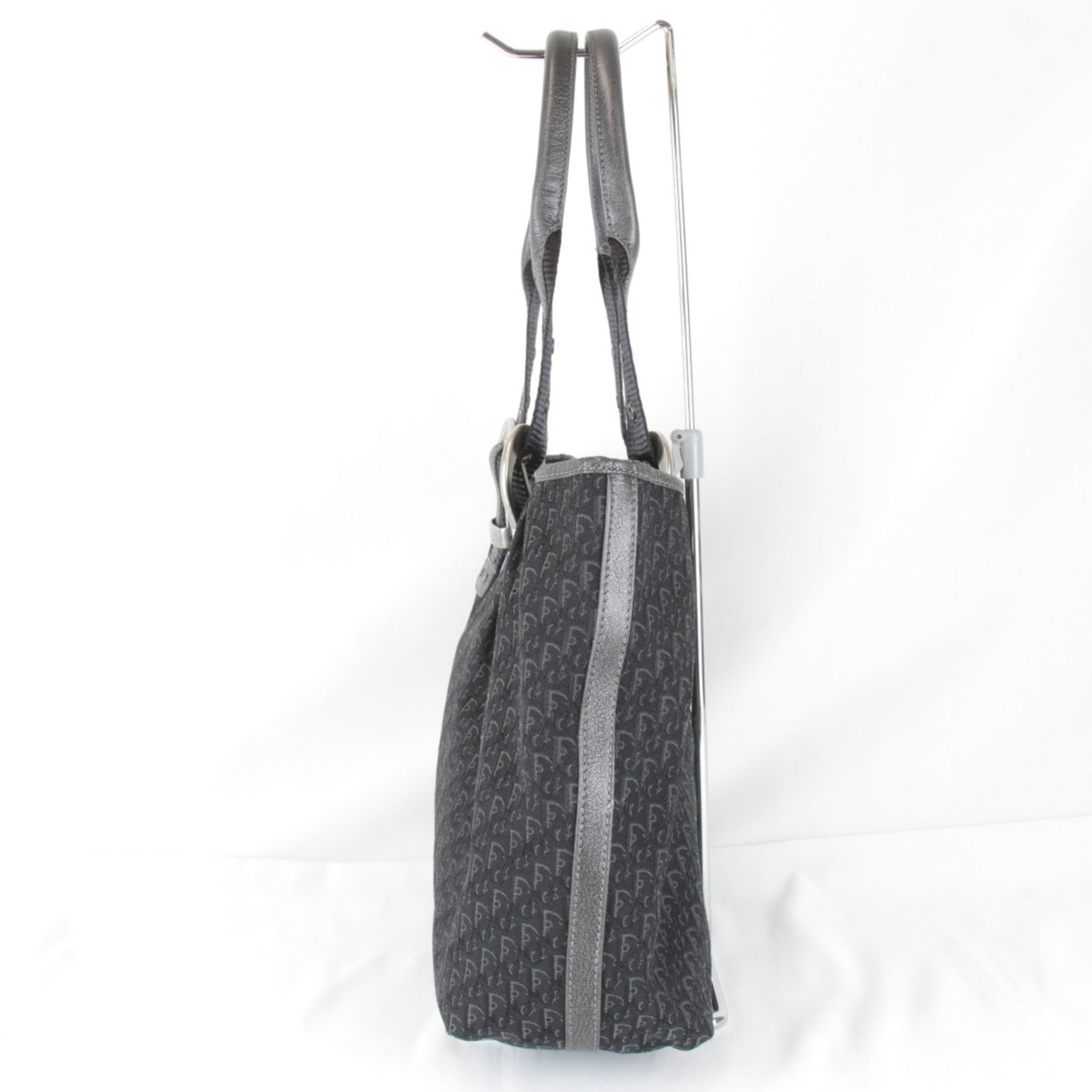 Christian Dior Trotter Black Canvas Tote Bag (Pre-Owned)