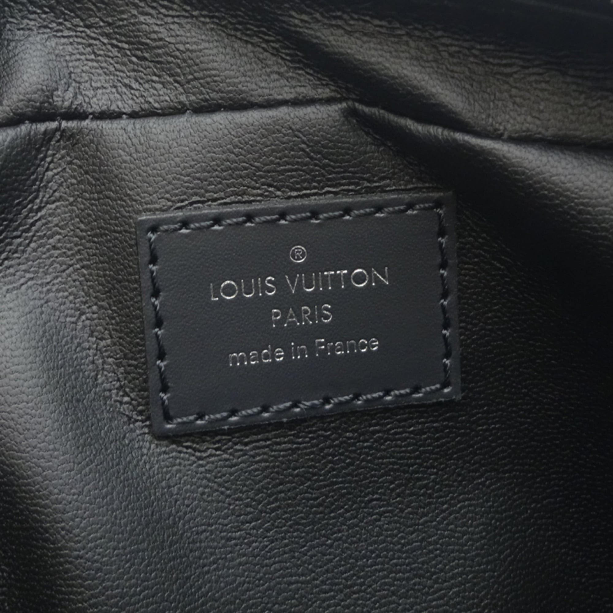 Louis Vuitton Black Monogram Eclipse Clutch Bag (Pre-Owned)