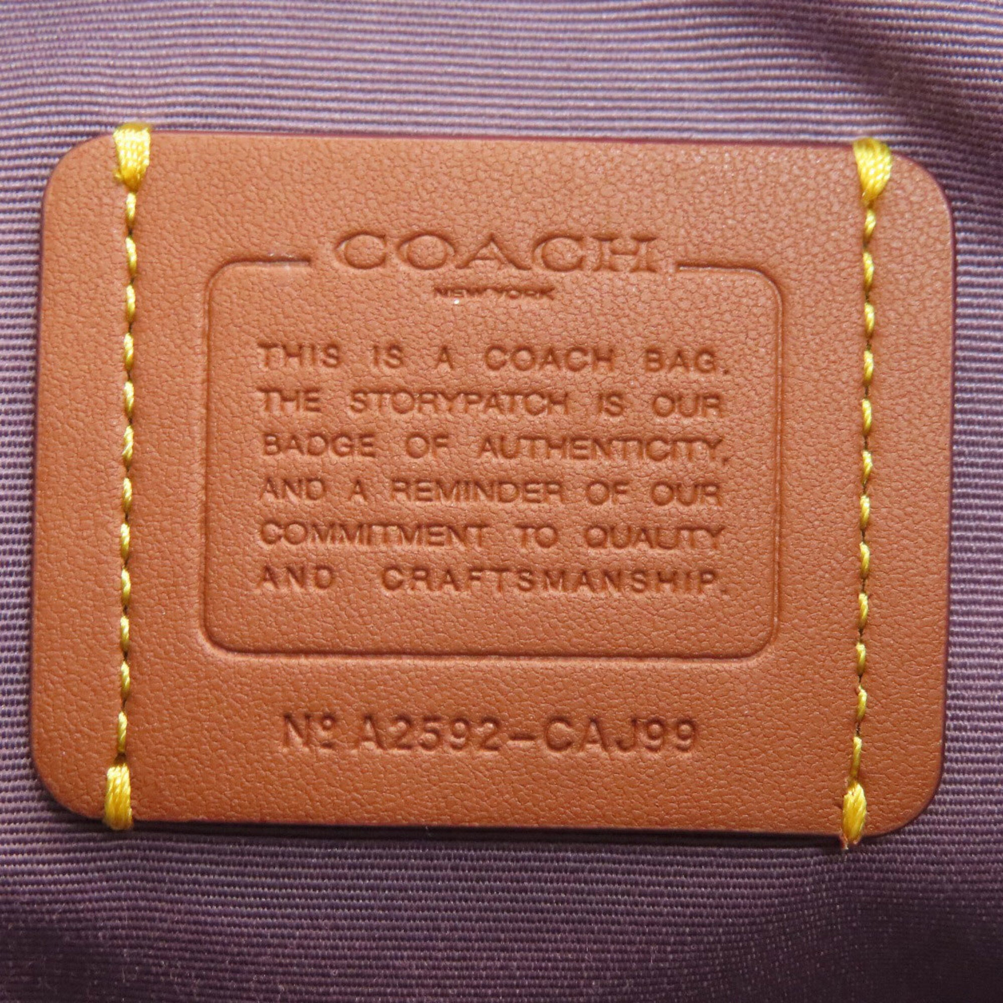 Coach Pink Leather Handbag (Pre-Owned)