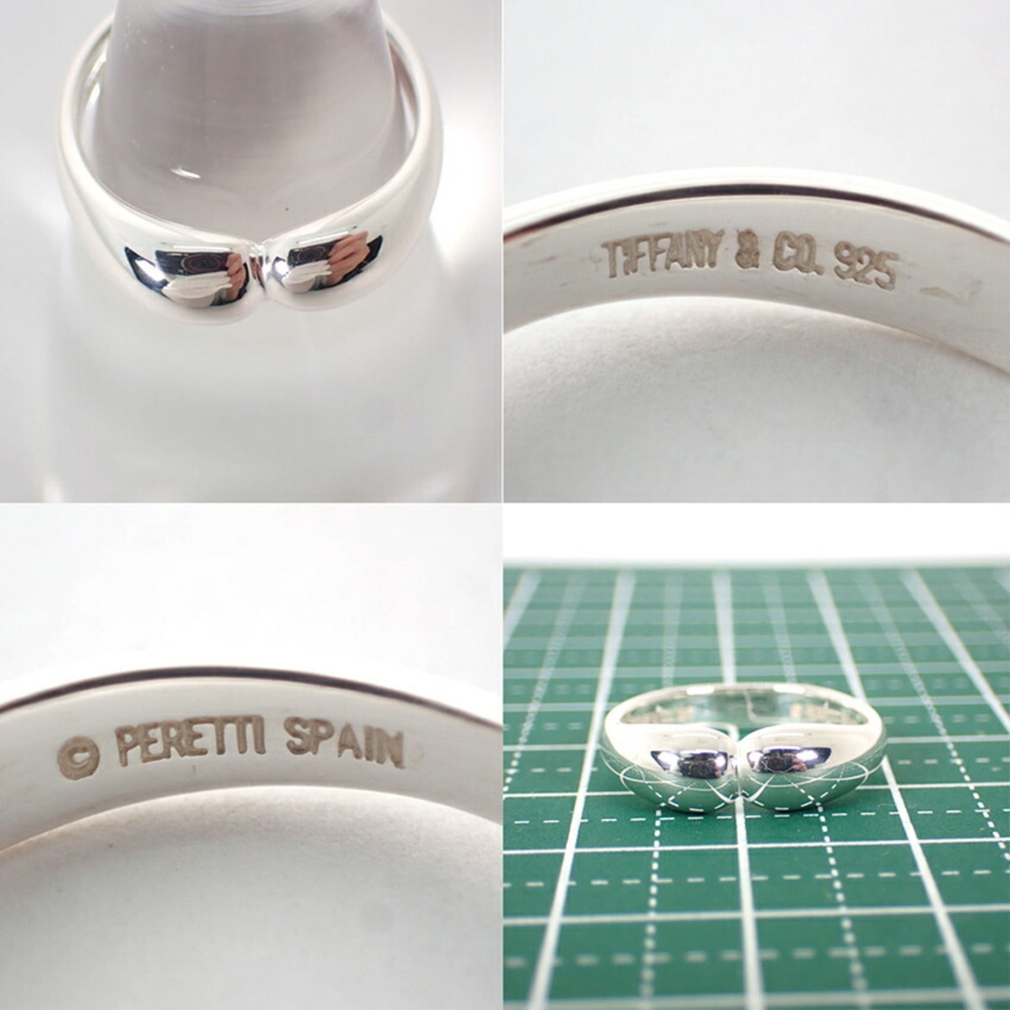Tiffany Sterling Silver 925 Band Ring (Pre-Owned)