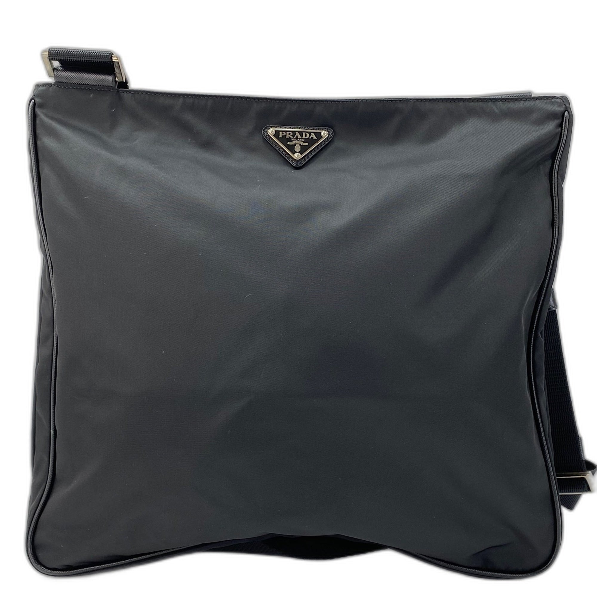 Prada Black Nylon Shoulder Bag (Pre-Owned)