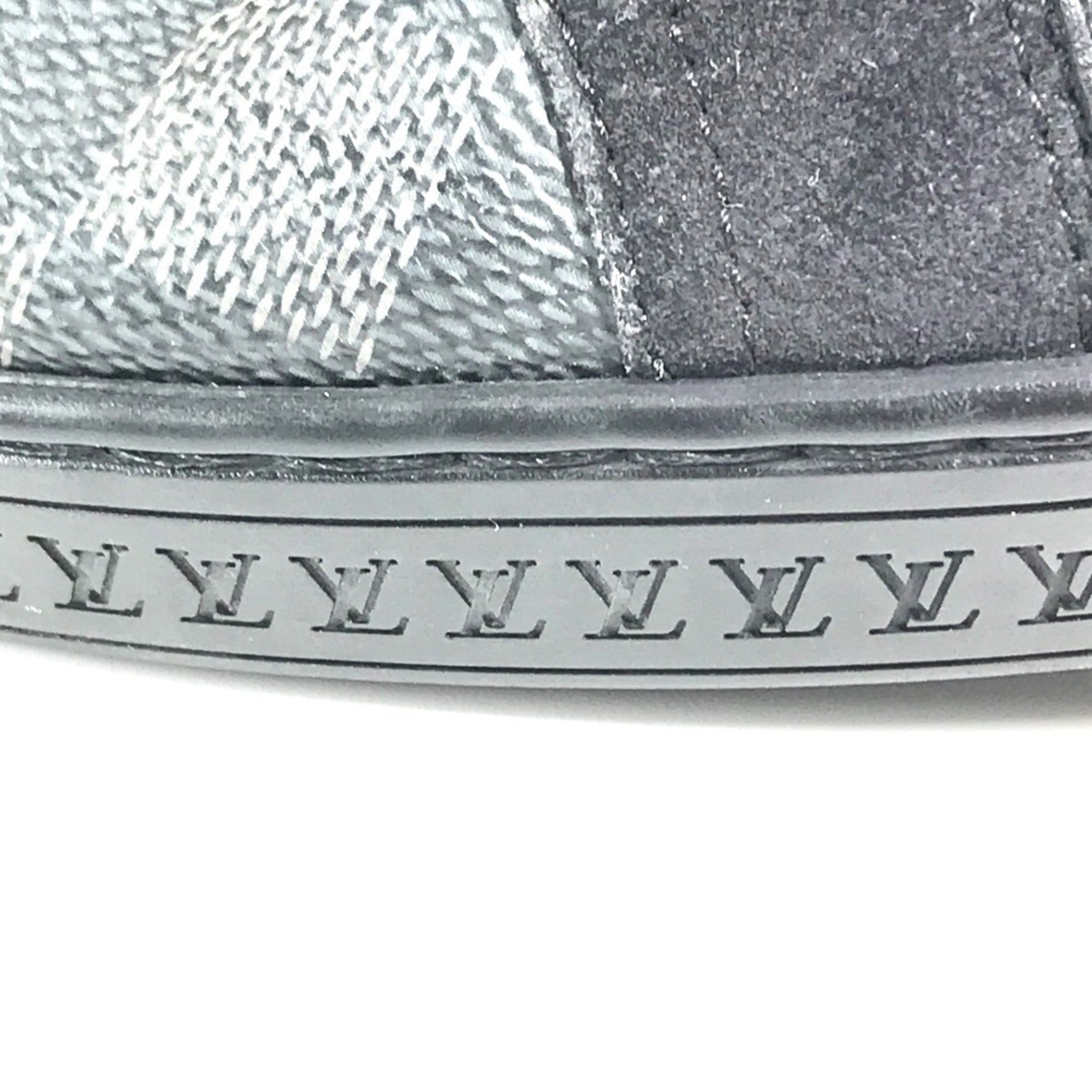 Louis Vuitton Black Blue Sneakers (Pre-Owned)
