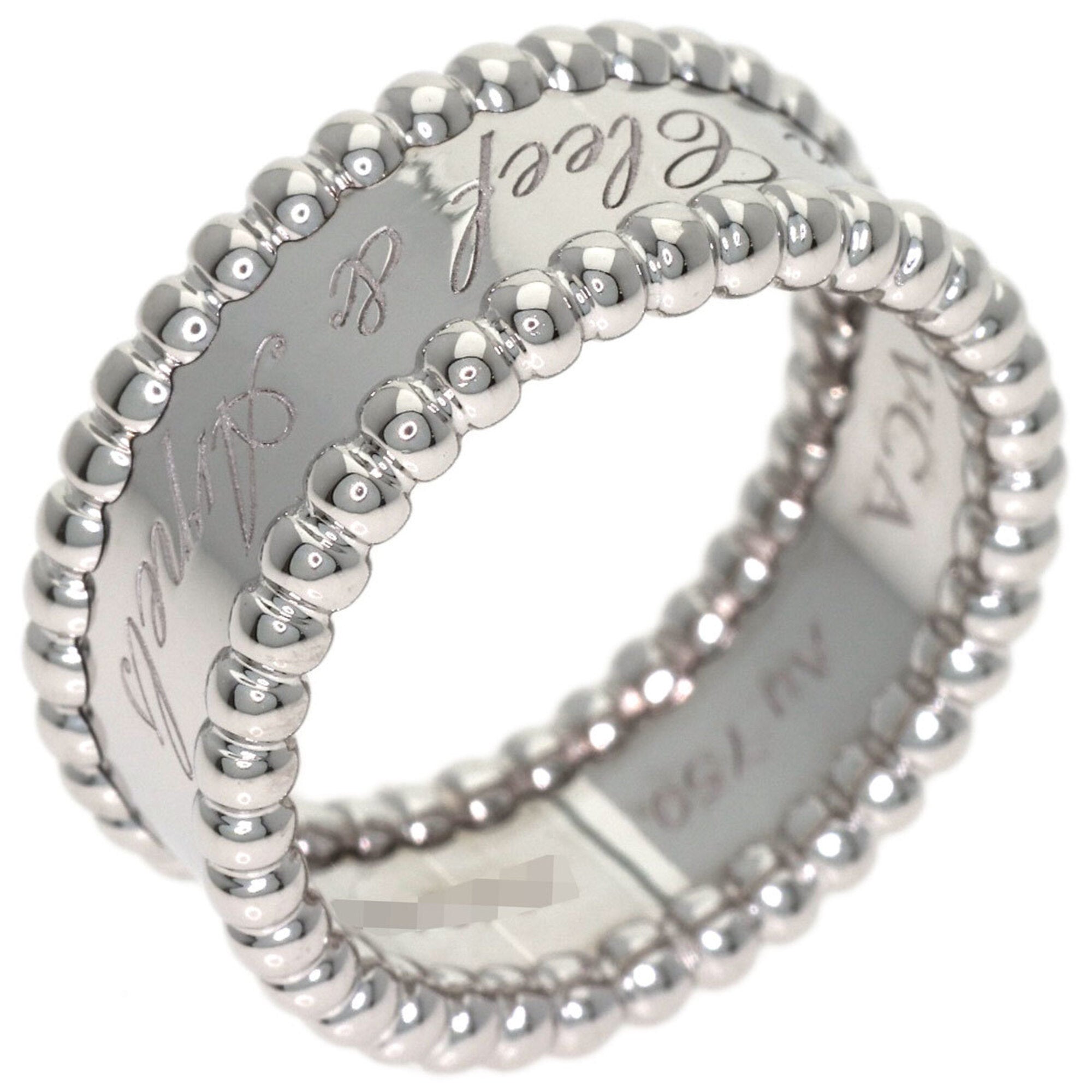 Van Cleef & Arpels White Gold (18K) Band Ring (Pre-Owned)