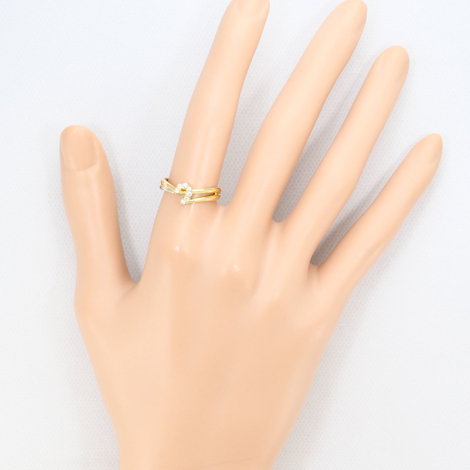 Unbranded Platinum Yellow Gold Yellow Gold (18K) Platinum 900 Band Ring (Pre-Owned)