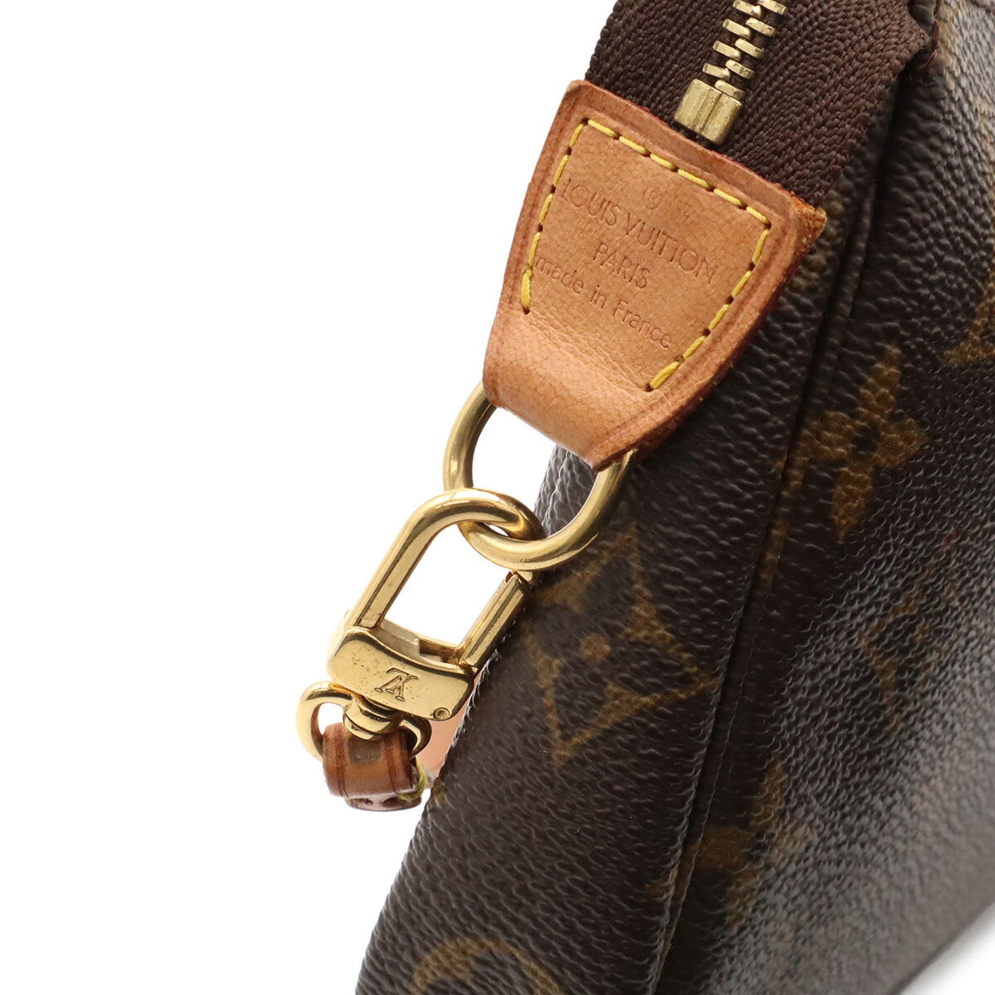 Louis Vuitton Brown Monogram Canvas Handbag Pochette Pouch (Pre-Owned)