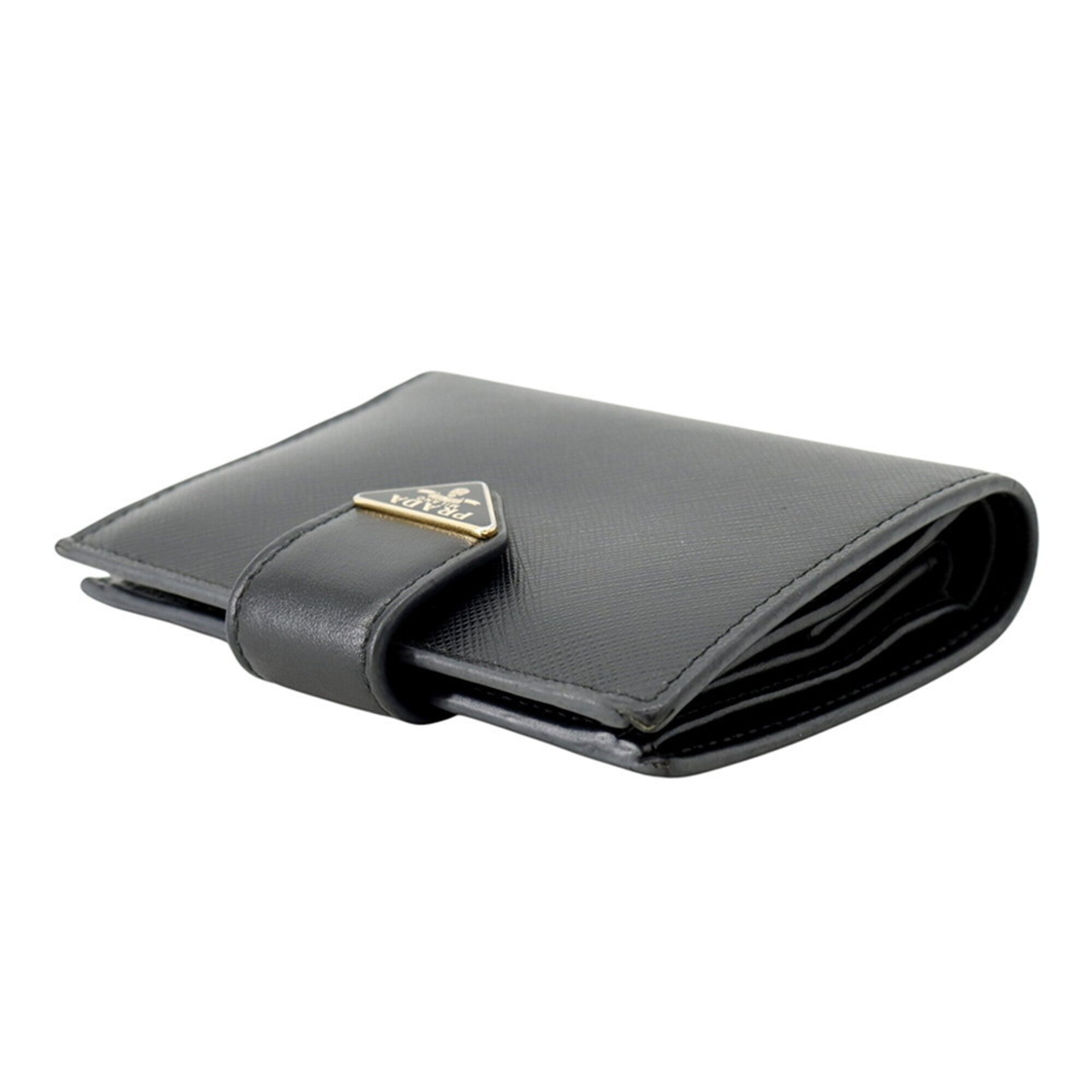 Prada Black Saffiano Wallet (Bi-Fold) (Pre-Owned)